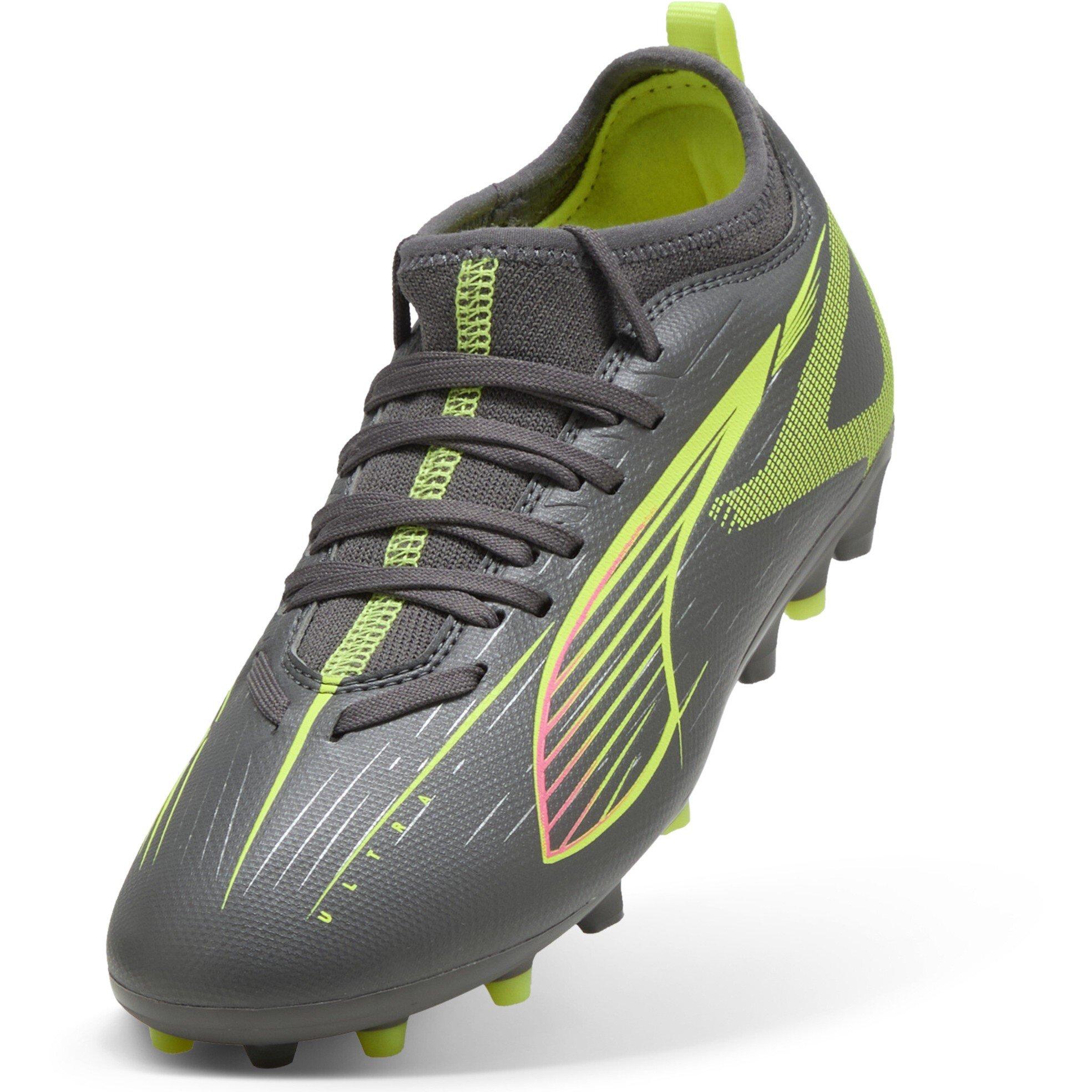 Matte Aged Sil- - Puma - Unisex Kids' Ultra 5 Match Mg Firm Ground Football Boots - 6