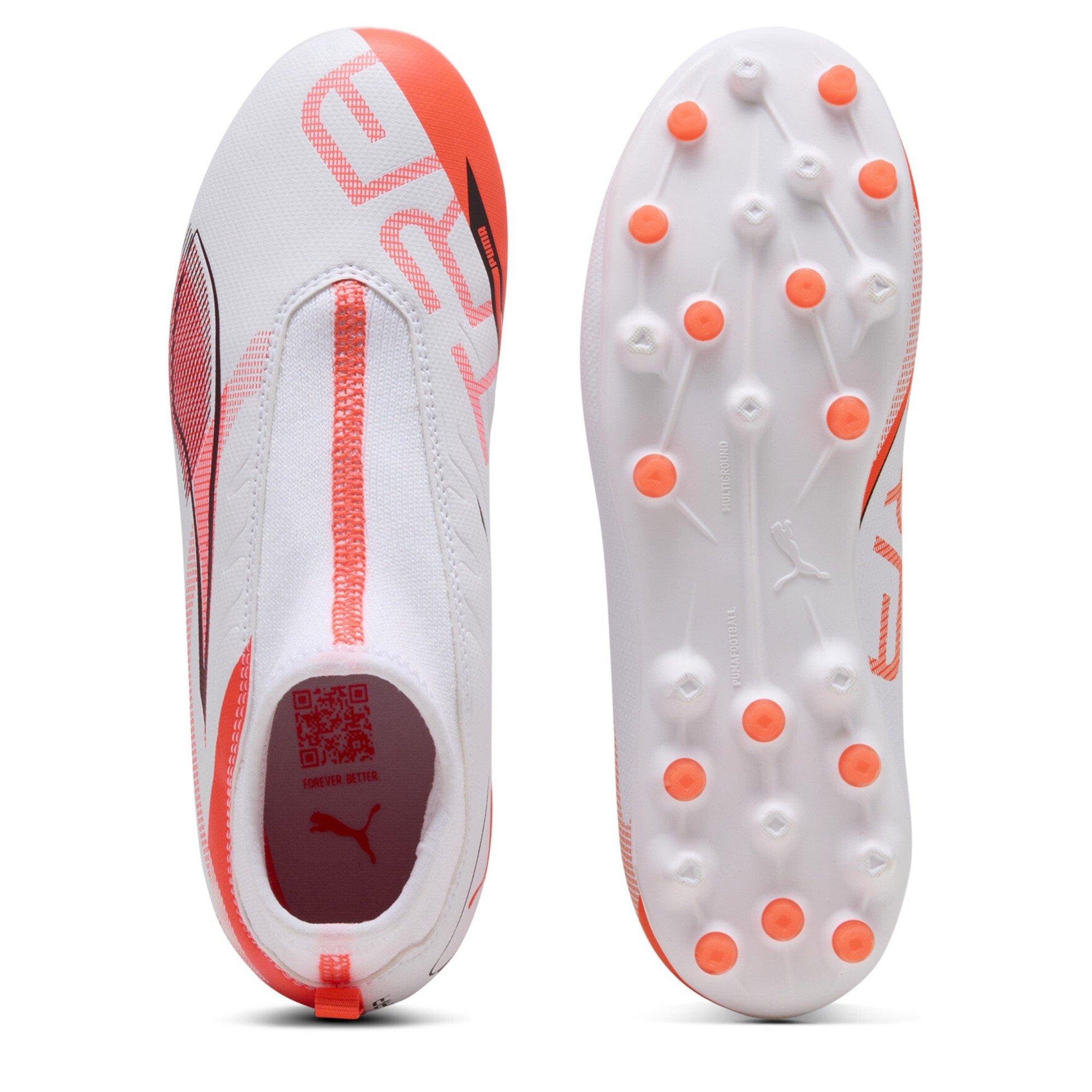 White-Bl - Puma - Kids' Firm Ground Football Boots - 3