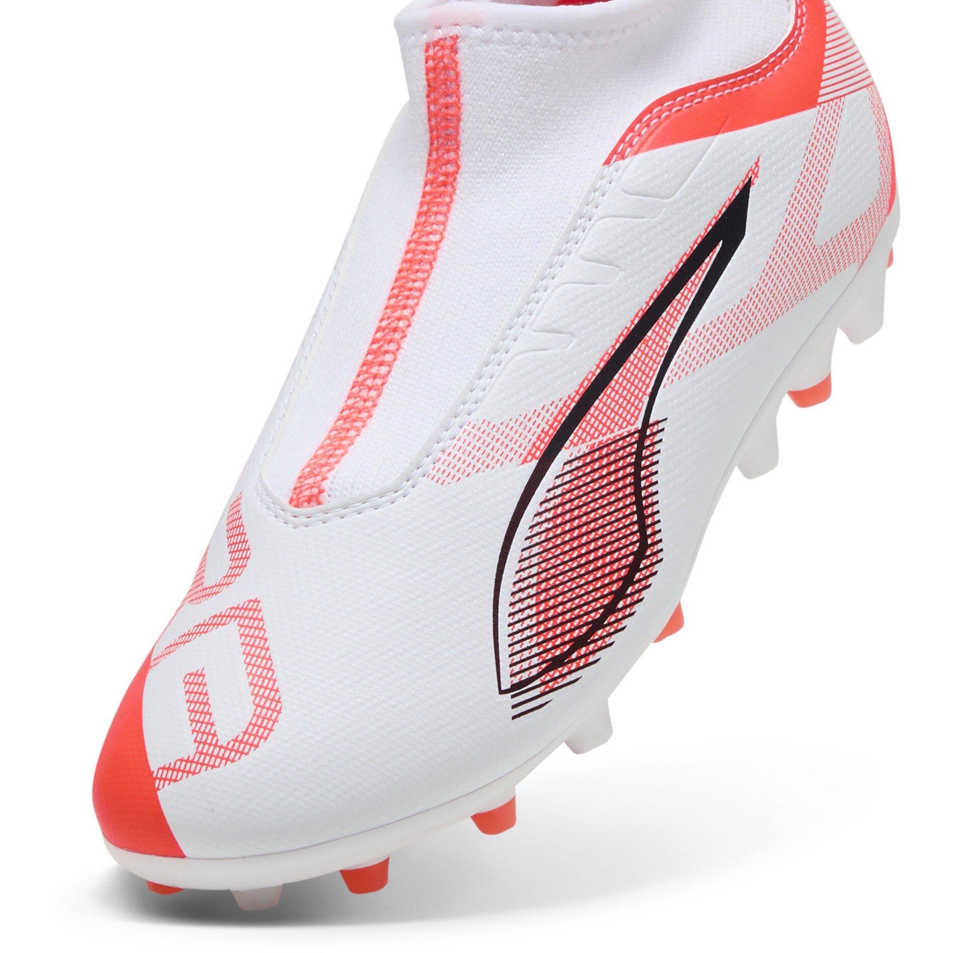 White-Bl - Puma - Kids' Firm Ground Football Boots - 6