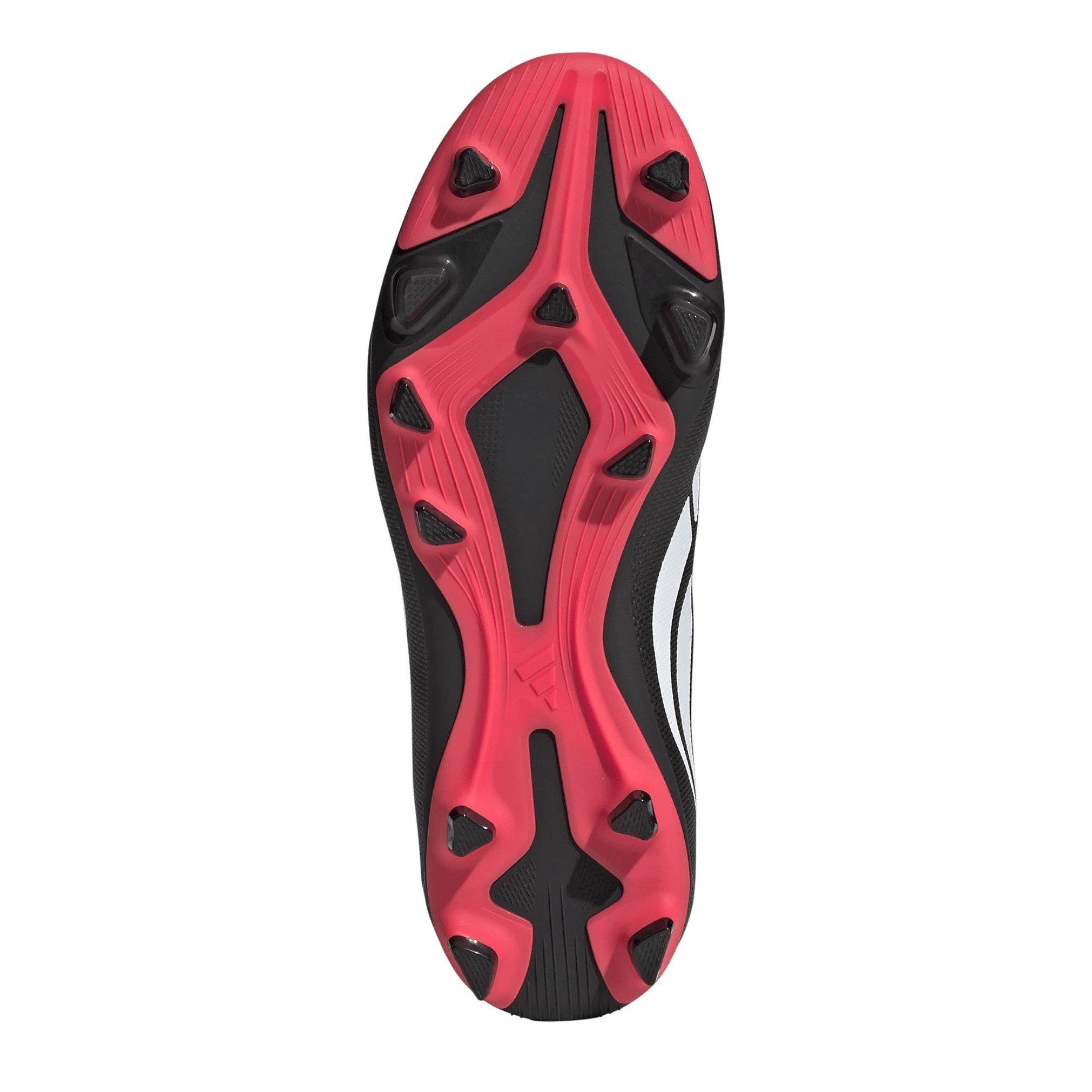 Blk/Wht/Red - adidas - Predator Club Firm Ground Junior Football Boots - 6