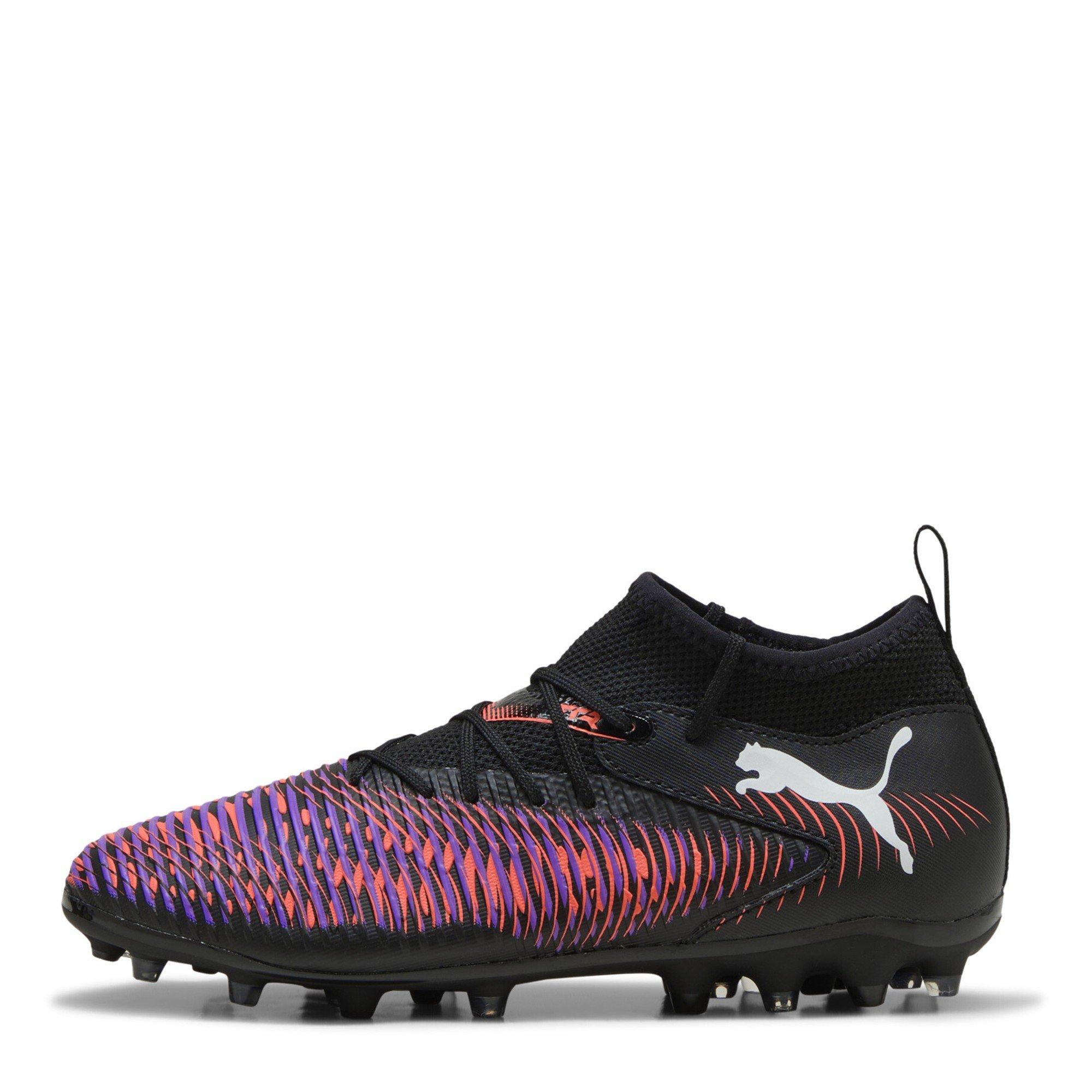 Black-Wh - Puma - Unisex Kids' Future 8 Match Mg Firm Ground Football Boots - 2