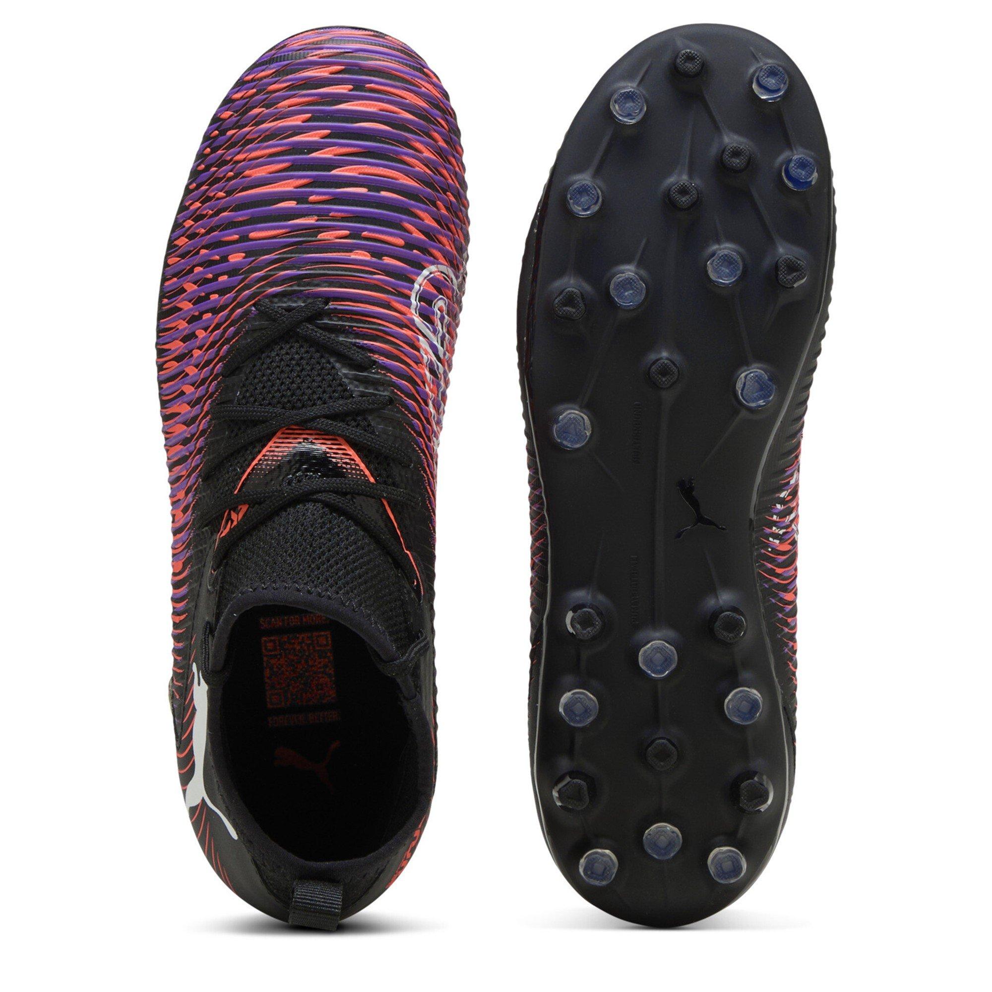 Black-Wh - Puma - Unisex Kids' Future 8 Match Mg Firm Ground Football Boots - 3