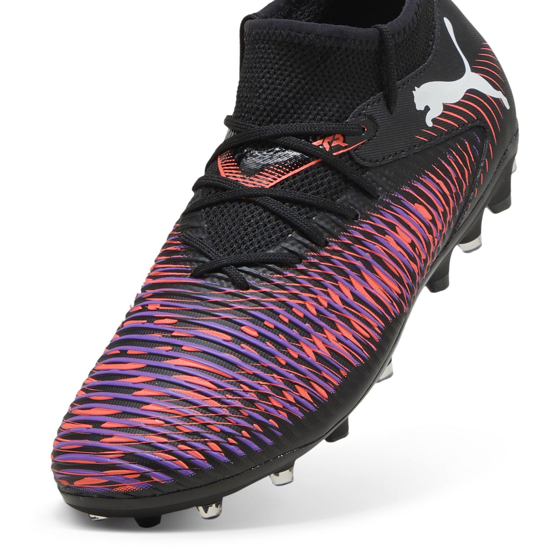 Black-Wh - Puma - Unisex Kids' Future 8 Match Mg Firm Ground Football Boots - 6
