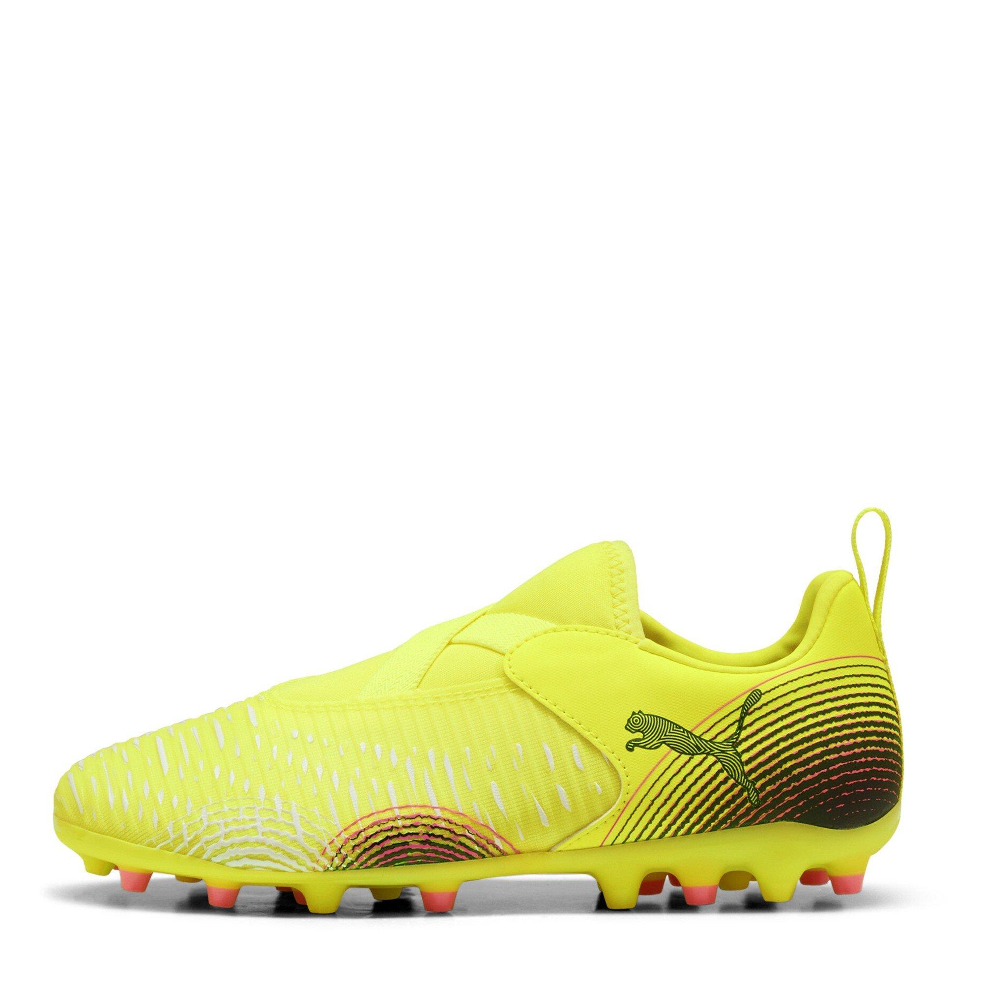 Yellow Alert - Puma - Unisex Kids' Future 8 Match Firm Ground Football Boots - 2