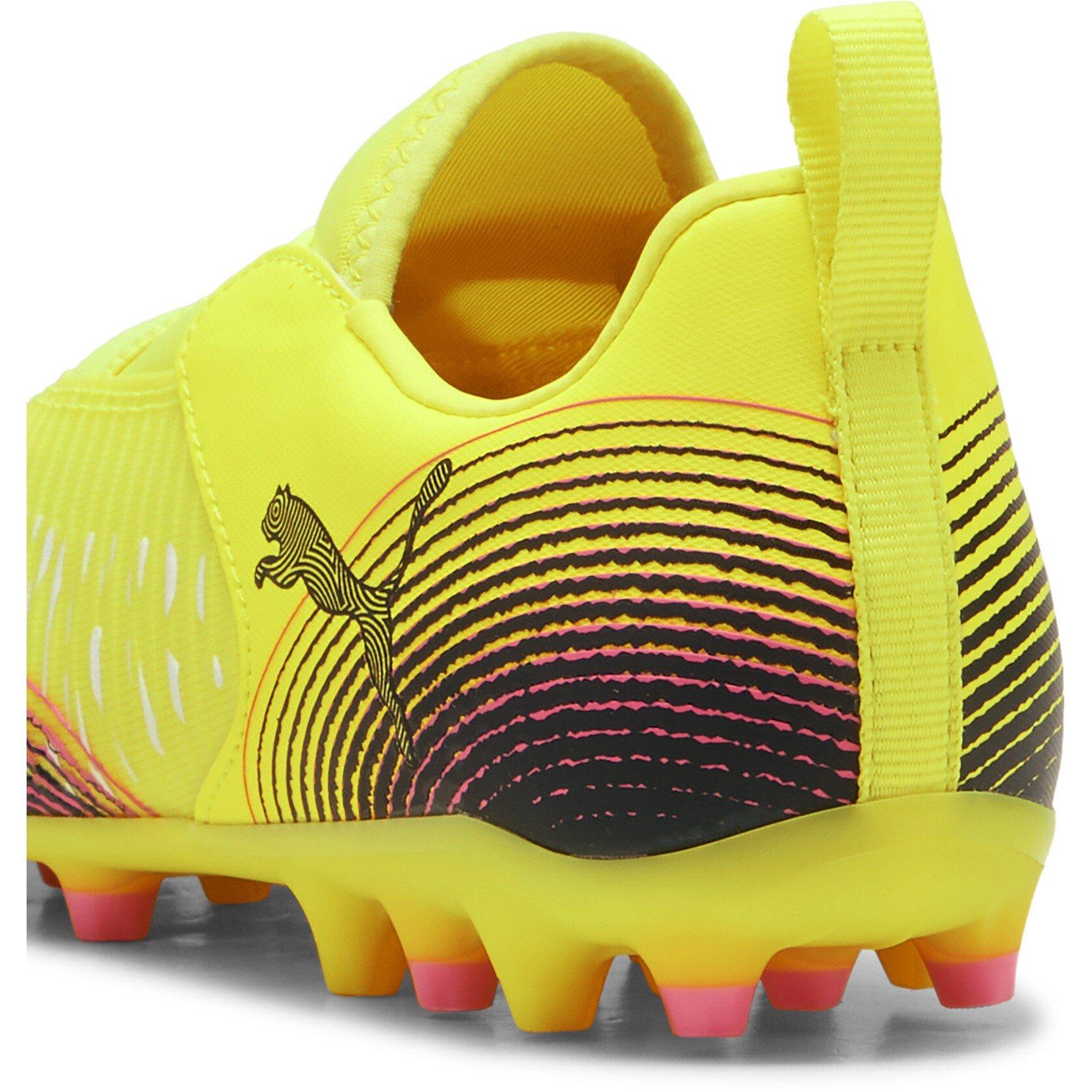Yellow Alert - Puma - Unisex Kids' Future 8 Match Firm Ground Football Boots - 5