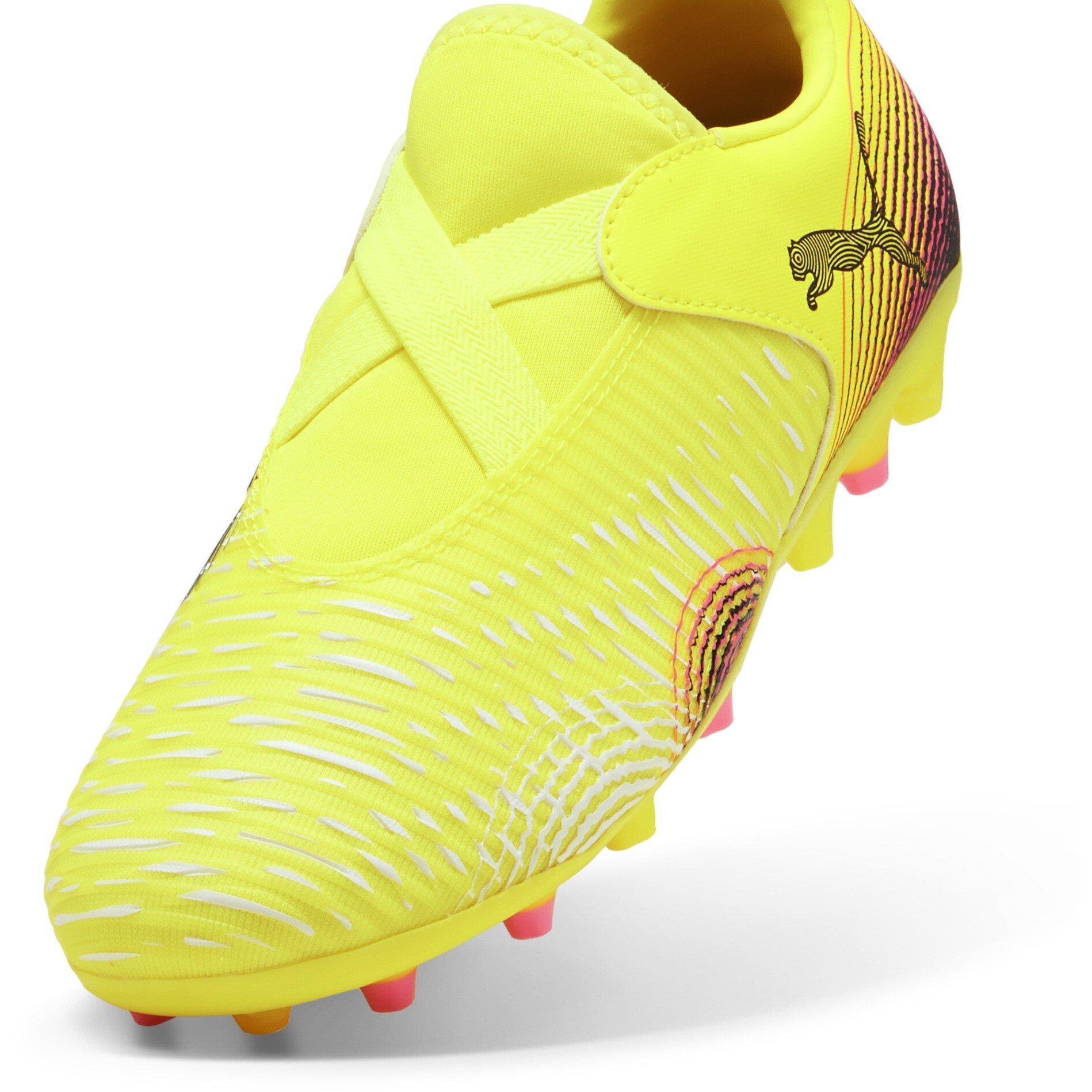 Yellow Alert - Puma - Unisex Kids' Future 8 Match Firm Ground Football Boots - 6