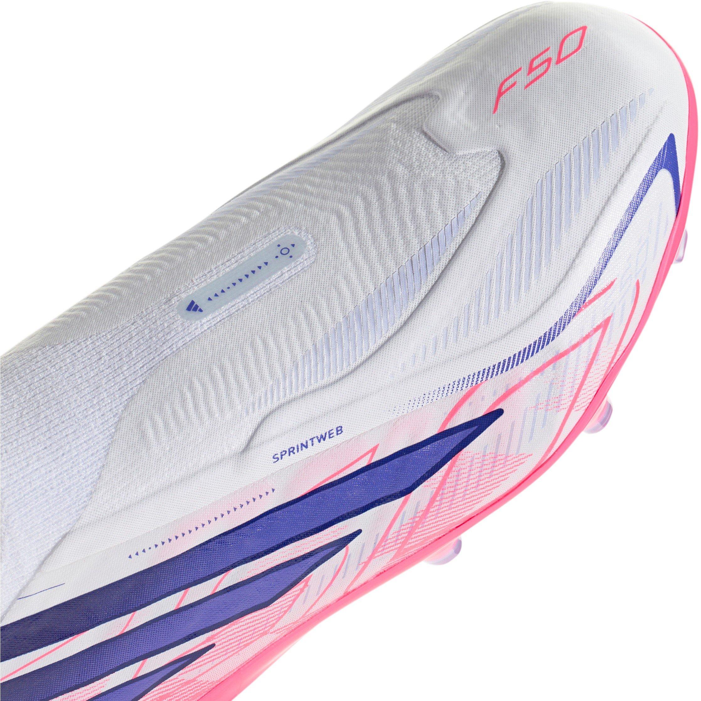 Branco/Coral - adidas - Adidas F50 .1 LL FG Jn64 - 8