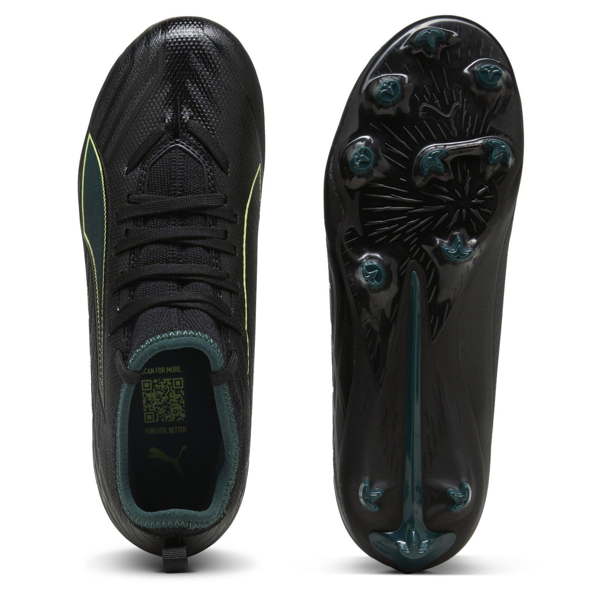Blk-FL-GrnTrrn - Puma - Unisex Kids' Ultra 6 Match Firm Ground Football Boots - 3