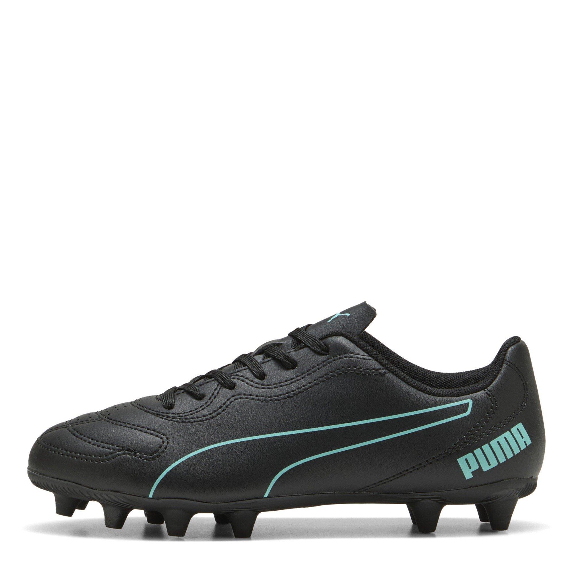 Black/Mint - Puma - Kids' Classico Firm-Ground Football Boots - 2