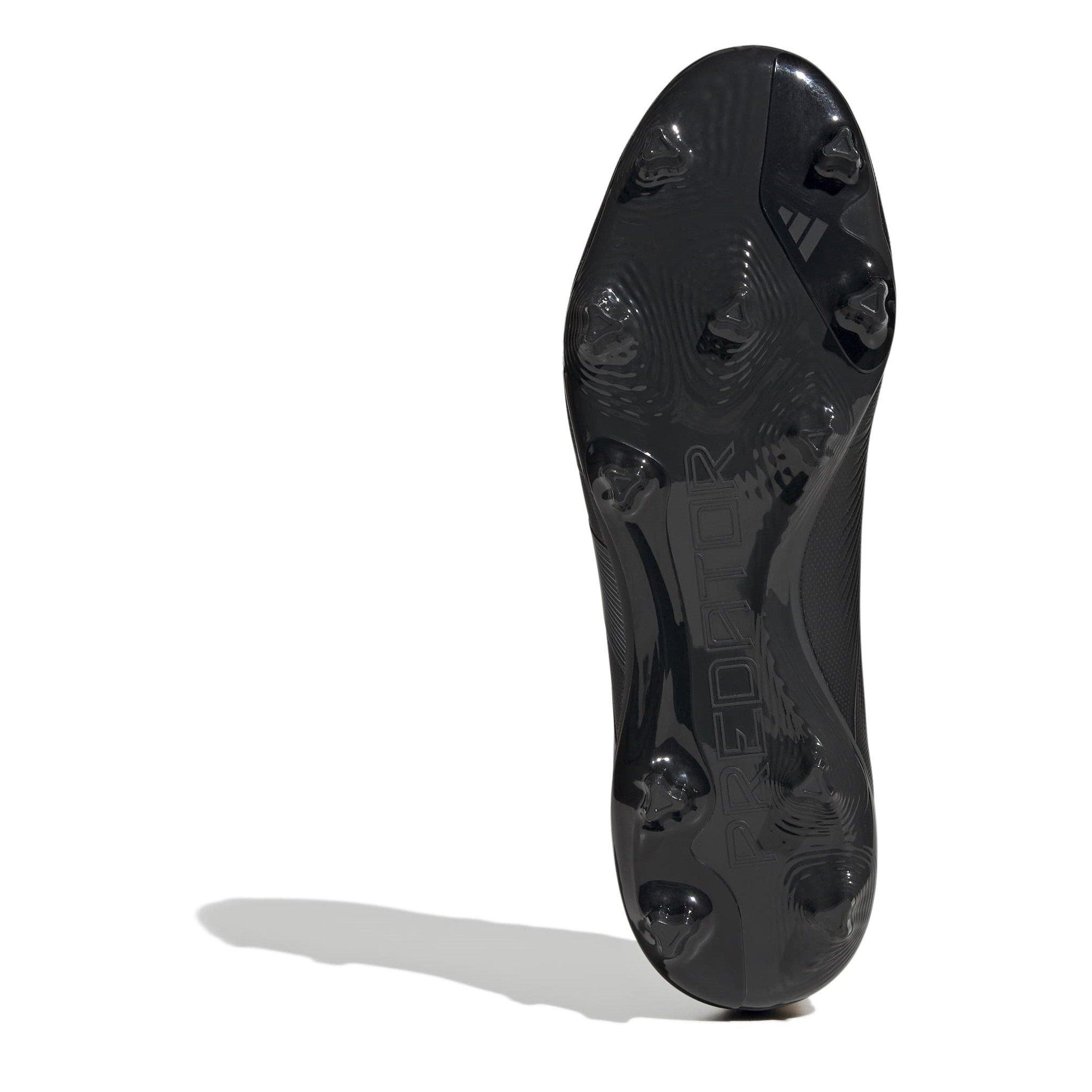 Black/Carbon - adidas - Predator Firm Ground Football Boots Juniors - 6