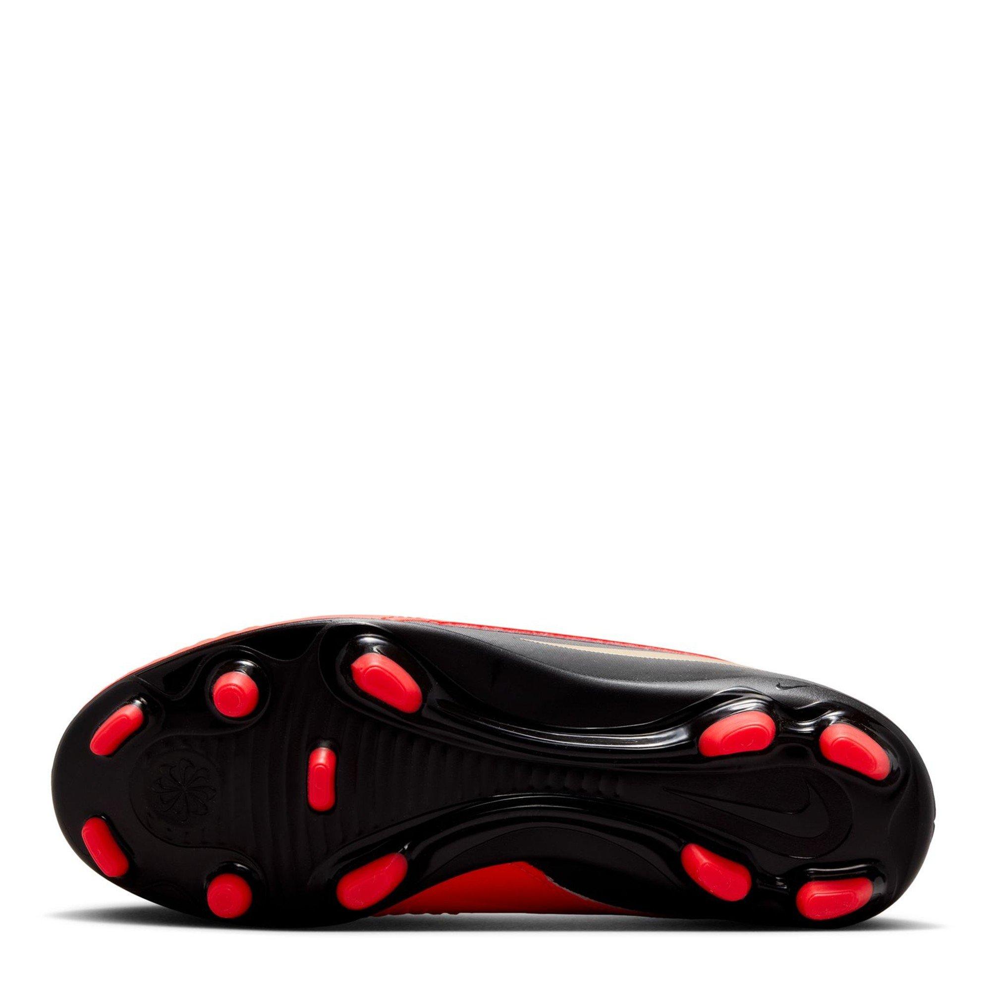 Crimson/Black - Nike - Phantom 6 Low Club Junior Firm Ground Boots - 3