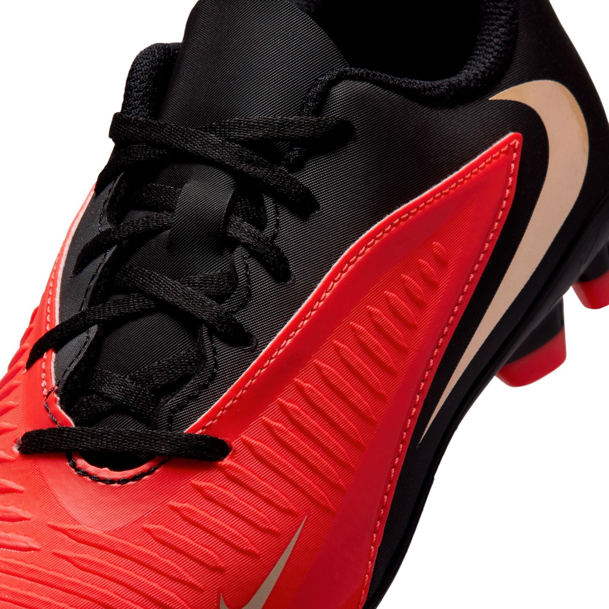 Crimson/Black - Nike - Phantom 6 Low Club Junior Firm Ground Boots - 7