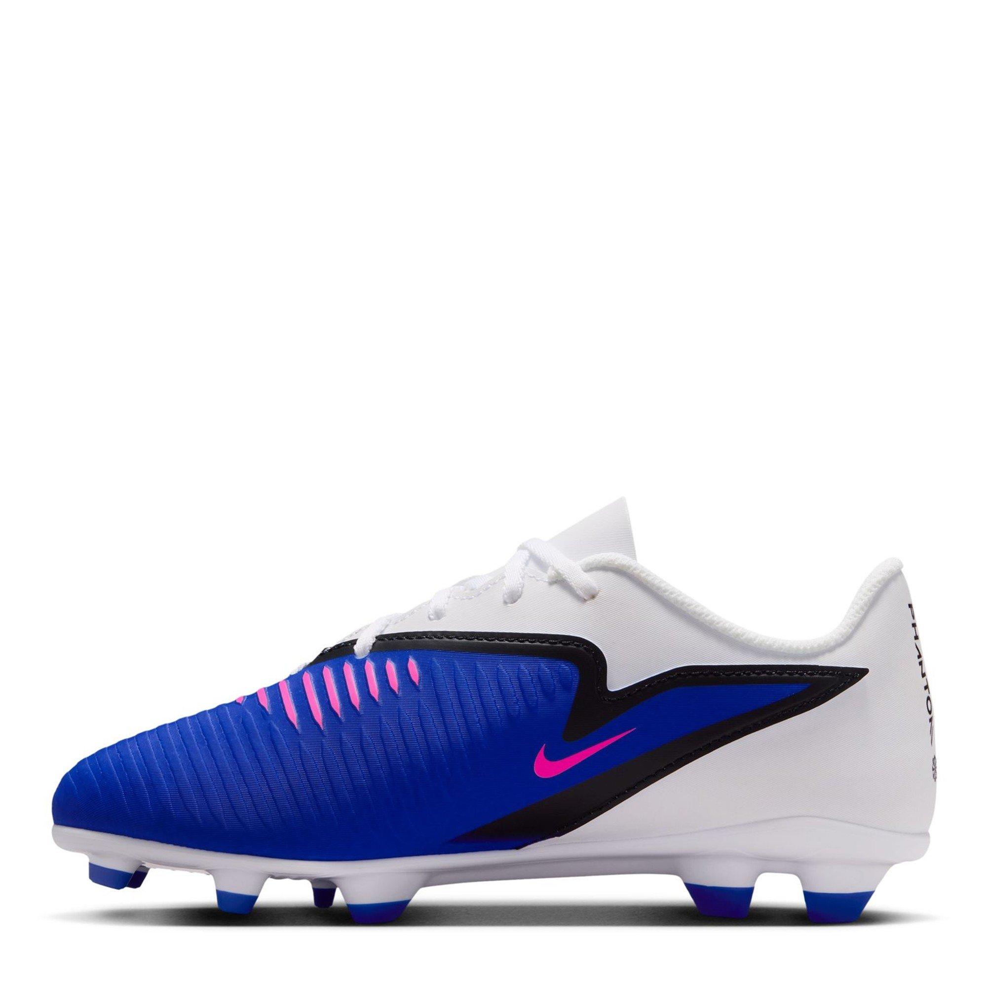 Blue/Pink-White - Nike - Phantom 6 Low Club Junior Firm Ground Boots - 2