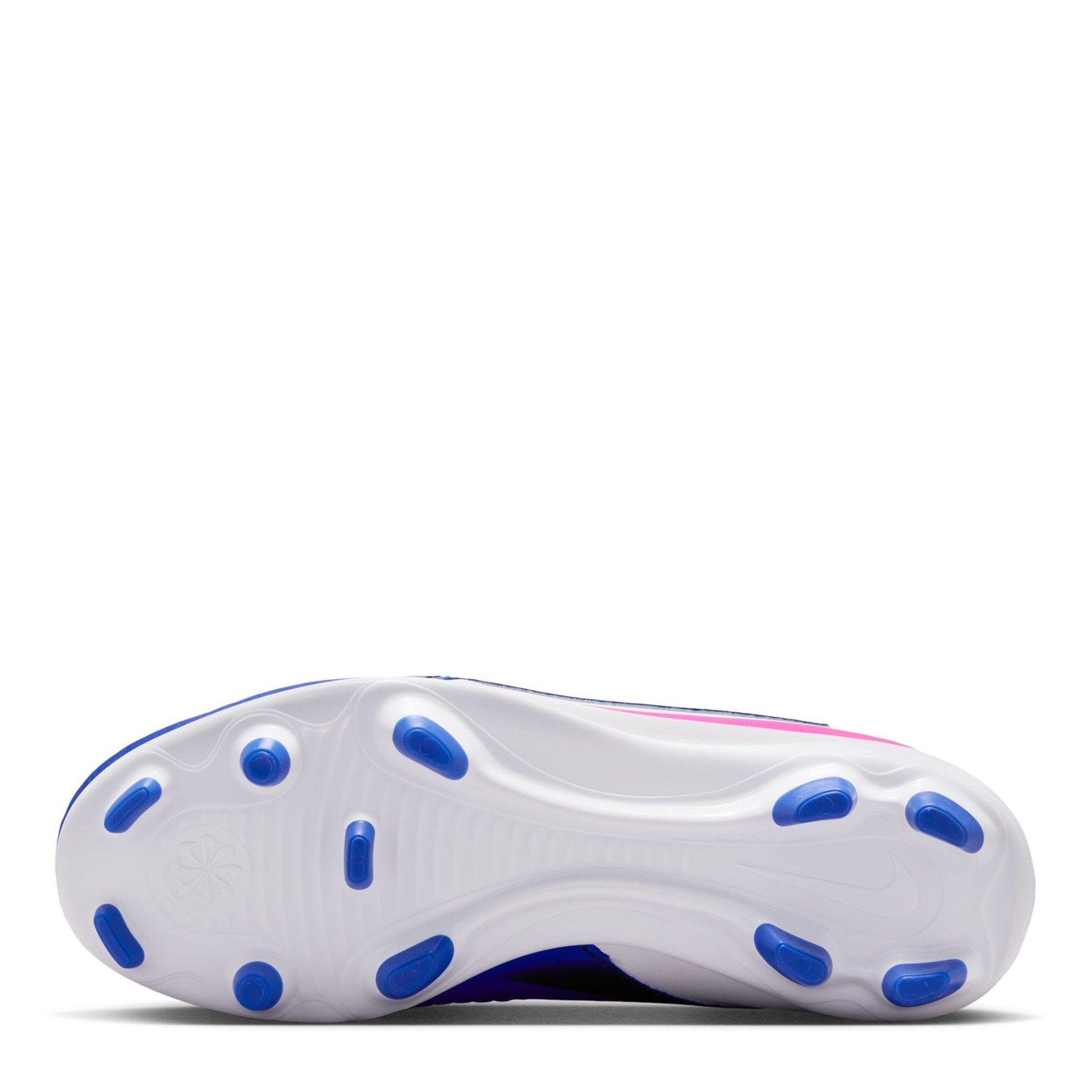 Blue/Pink-White - Nike - Phantom 6 Low Club Junior Firm Ground Boots - 3