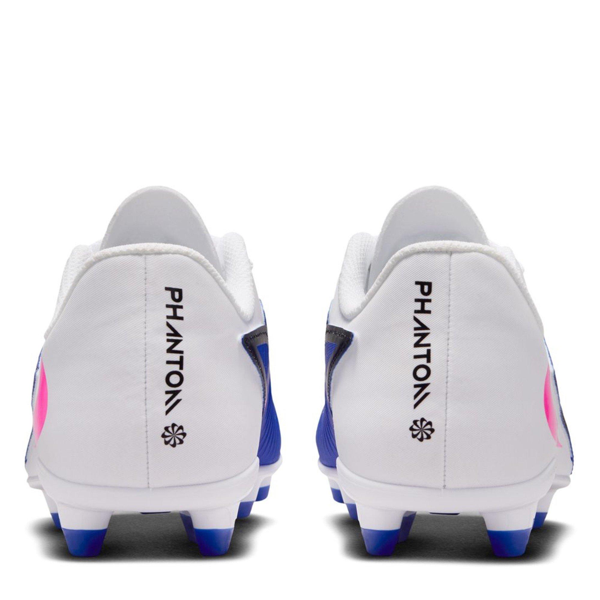 Blue/Pink-White - Nike - Phantom 6 Low Club Junior Firm Ground Boots - 5