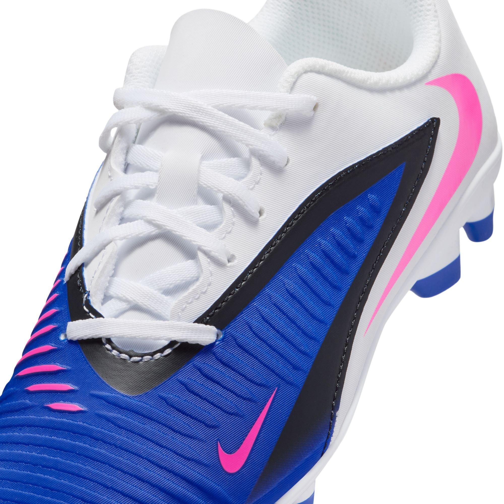 Blue/Pink-White - Nike - Phantom 6 Low Club Junior Firm Ground Boots - 7