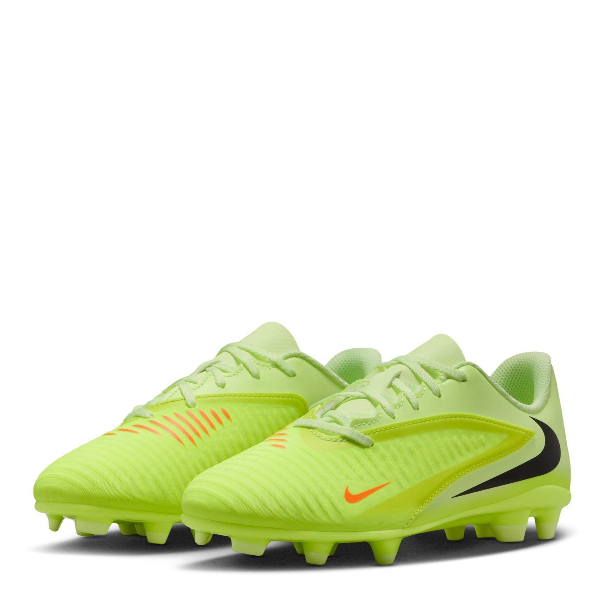 Crimson/Black - Nike - Phantom 6 Low Club Junior Firm Ground Boots - 4