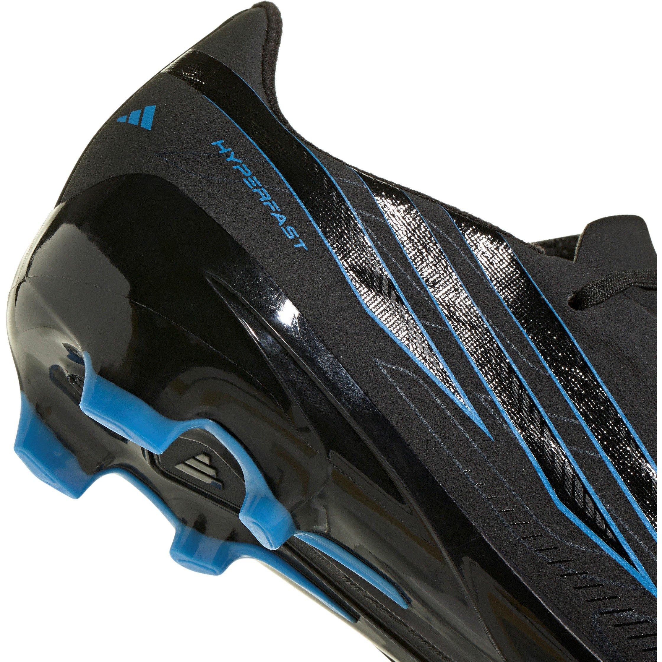 Black/Blue - adidas - F50 Hyperfast League Firm Ground Football Boots Juniors - 8