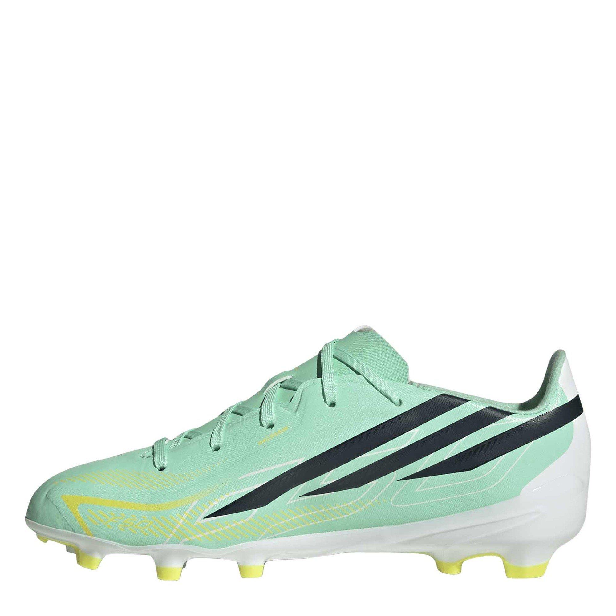 Mint/Black - adidas - Kids' F50 Hyperfast League adidas Firm-Ground Football Boots - 2
