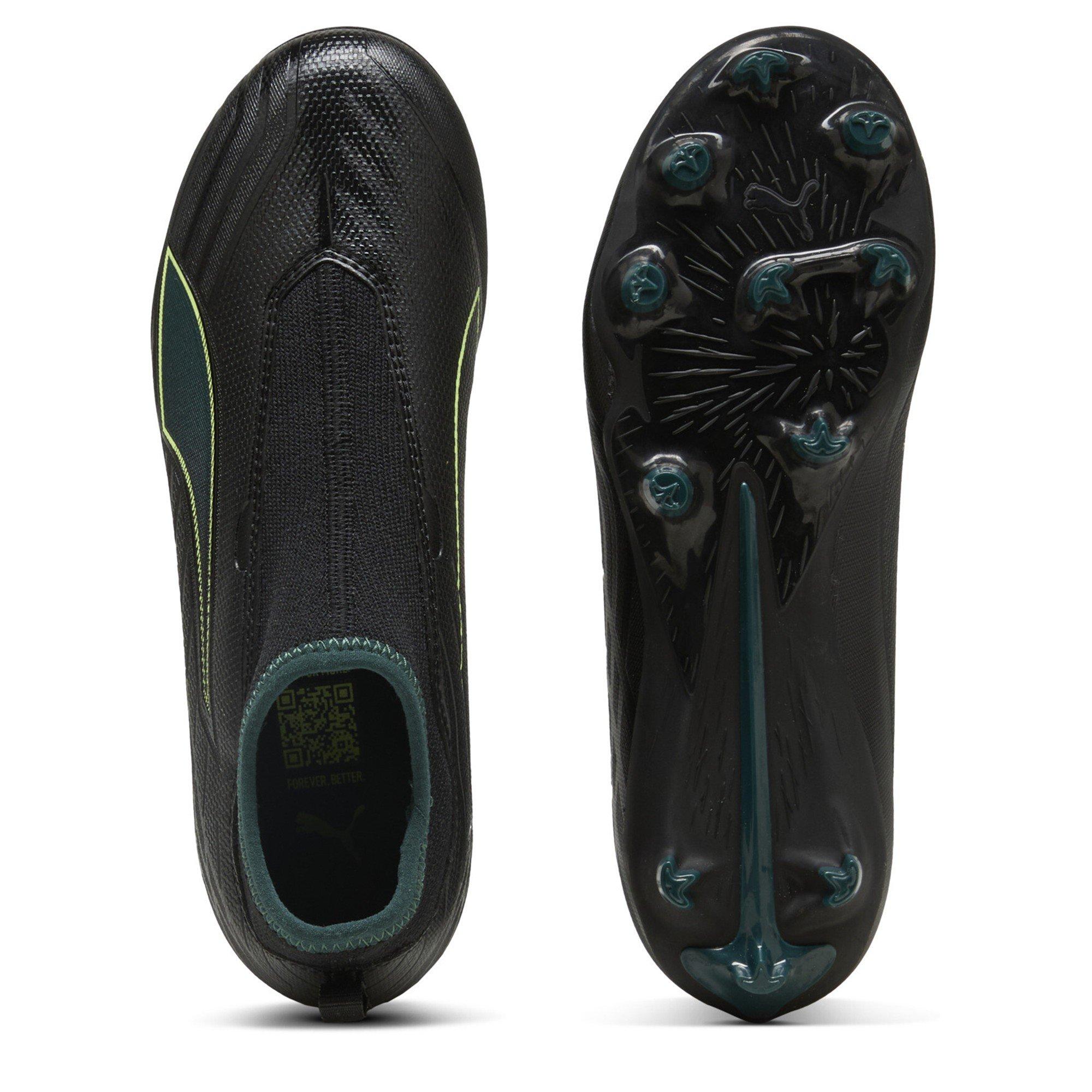 Blk-FL-GrnTrrn - Puma - Unisex Kids' Ultra 6 Match+ Ll Fg/Ag Firm Ground Football Boots - 3