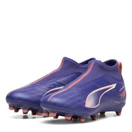 Puma Ultra Match+ Laceless Junior Firm Ground Football Boots