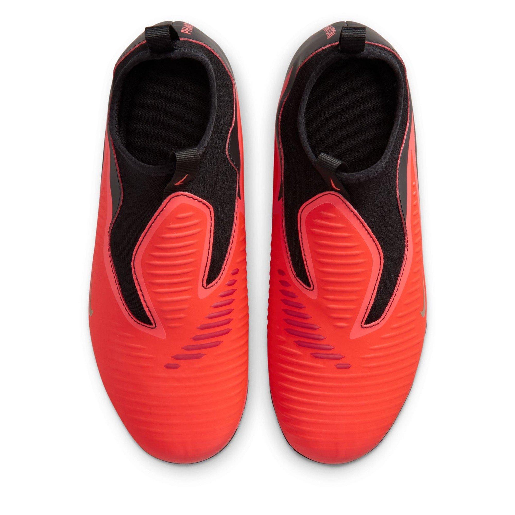 Red/Black - Nike - Phantom 6 Academy High Juniors Firm Ground Football Boots - 6