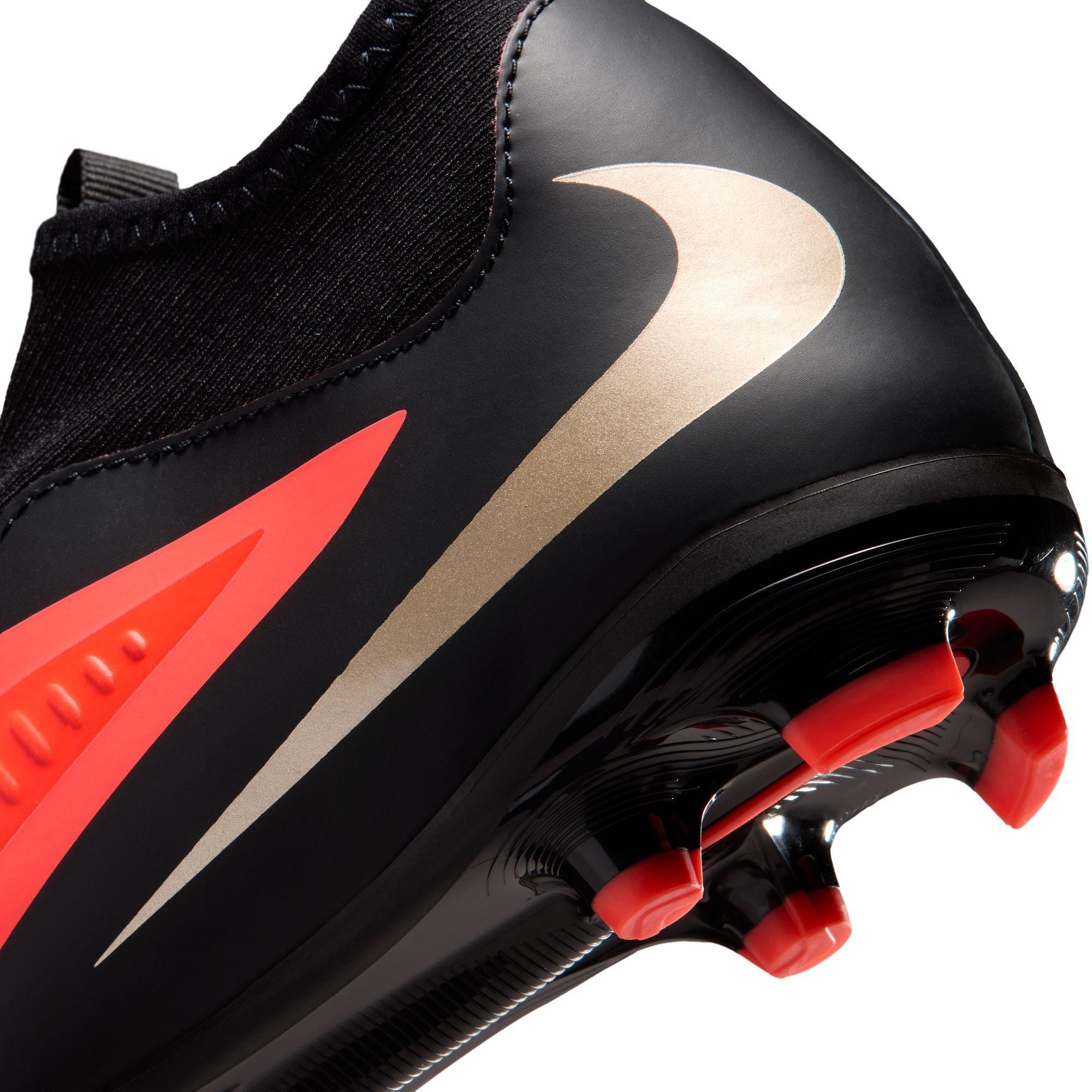 Red/Black - Nike - Phantom 6 Academy High Juniors Firm Ground Football Boots - 8