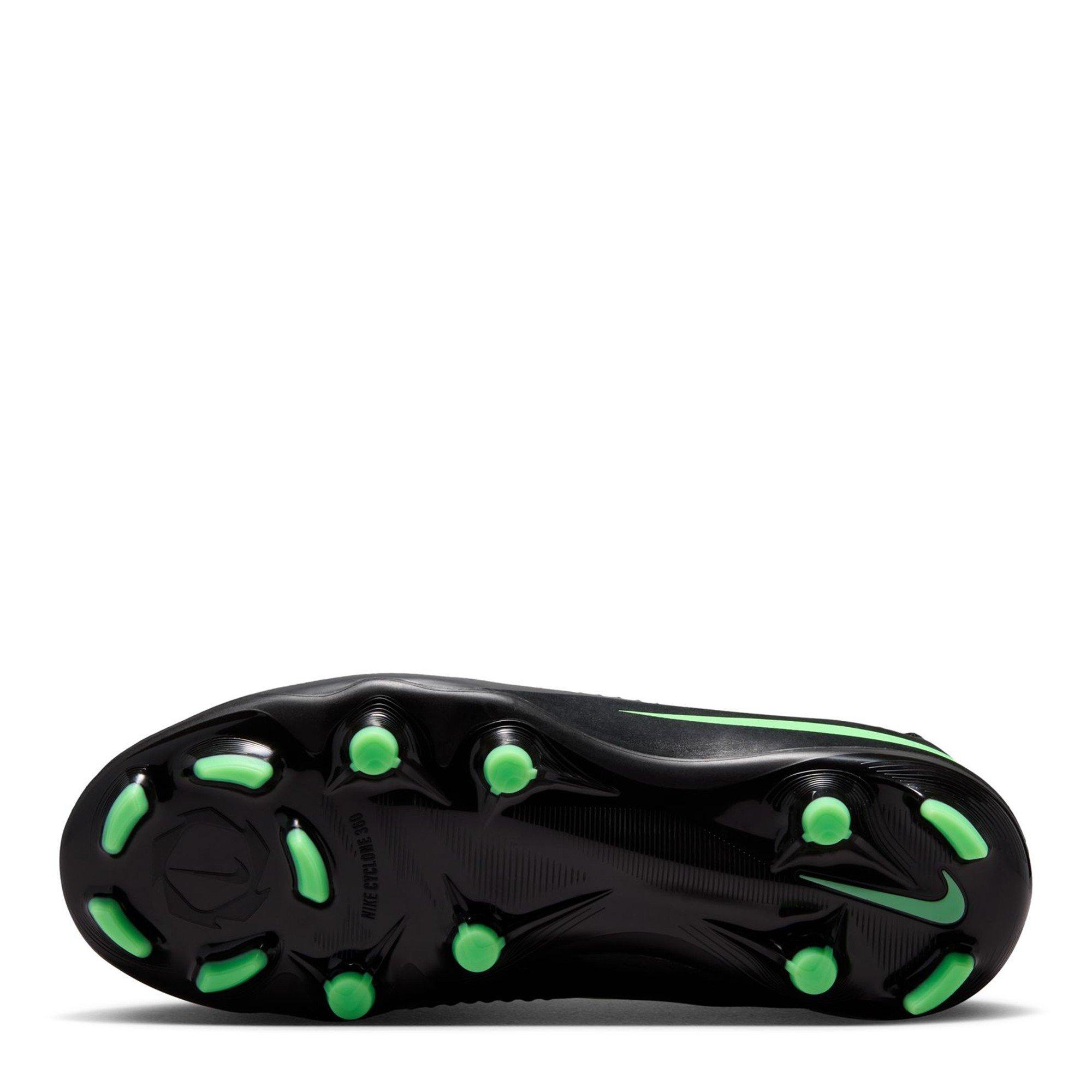 Black/Green - Nike - Phantom 6 Academy High Juniors Firm Ground Football Boots - 4