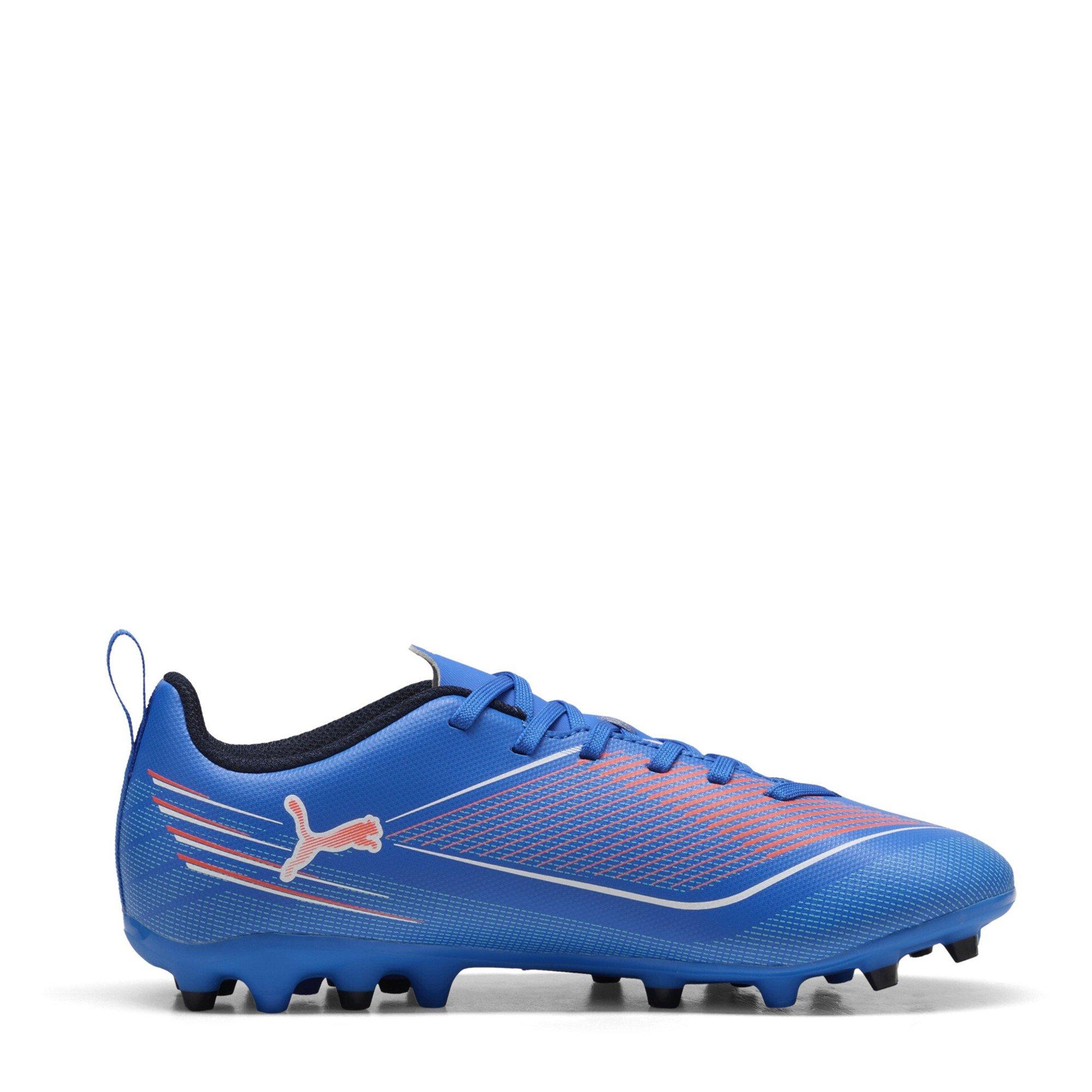 ltrBl-Wht-GlwRd - Puma - Unisex Kids' Ultra 6 Play Mg Firm Ground Football Boots - 4