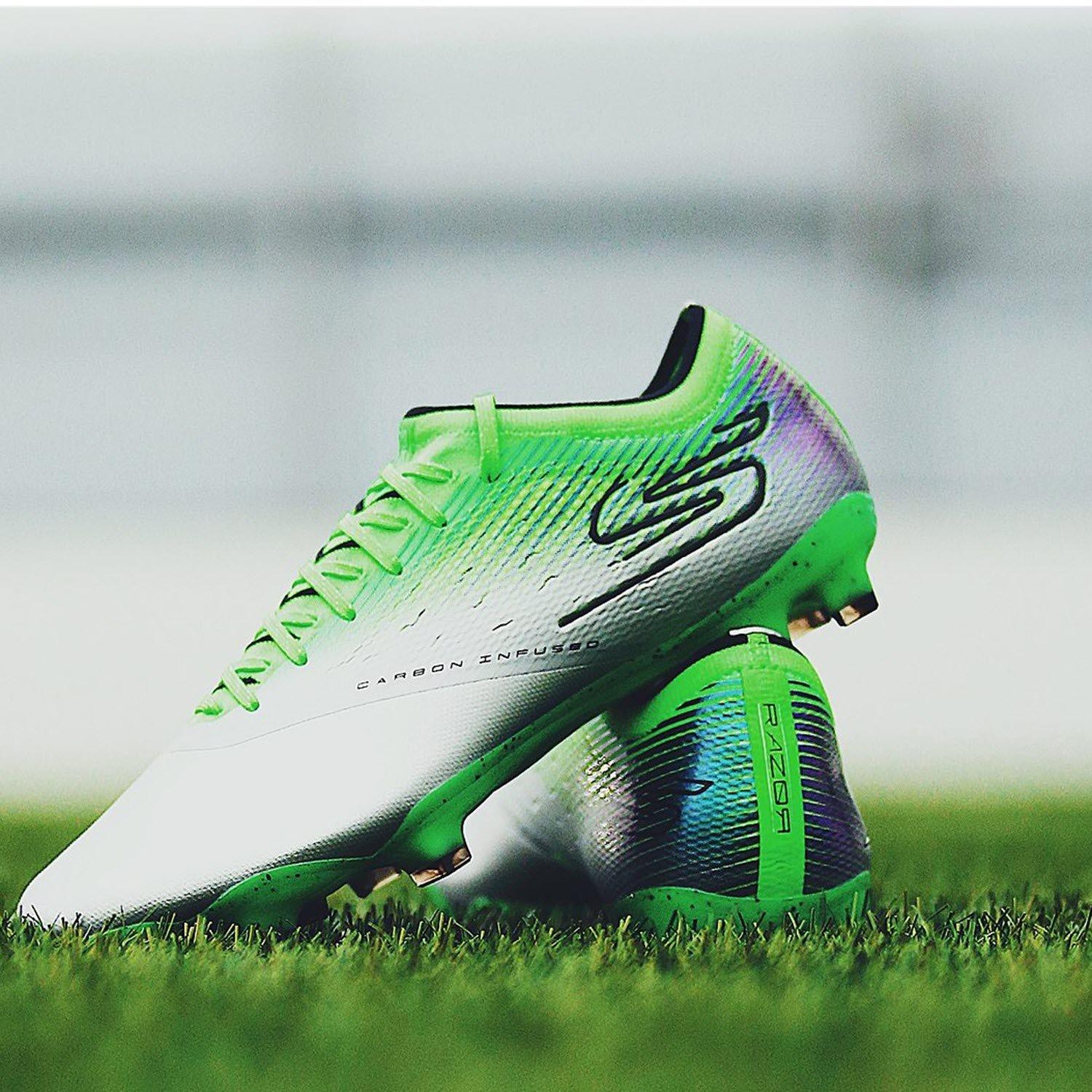 Silver - Skechers - Razor Juniors Firm Ground Football Boots - 3