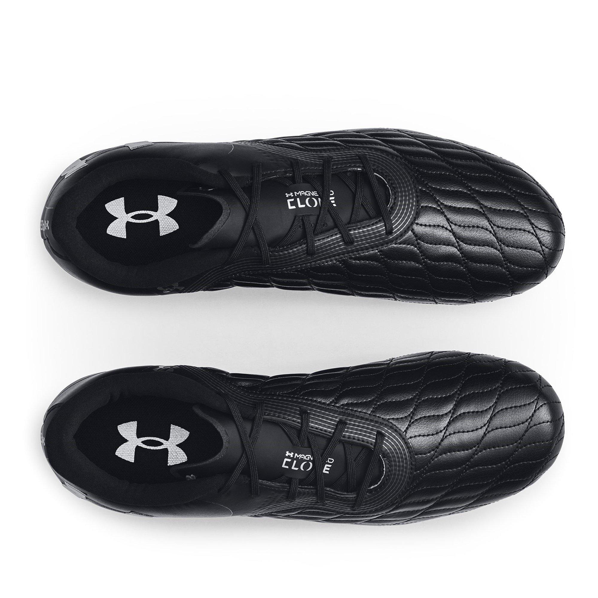 Black - Under Armour - Unisex Kids' Clone Mag Pro3 Firm Ground Football Boots - 4