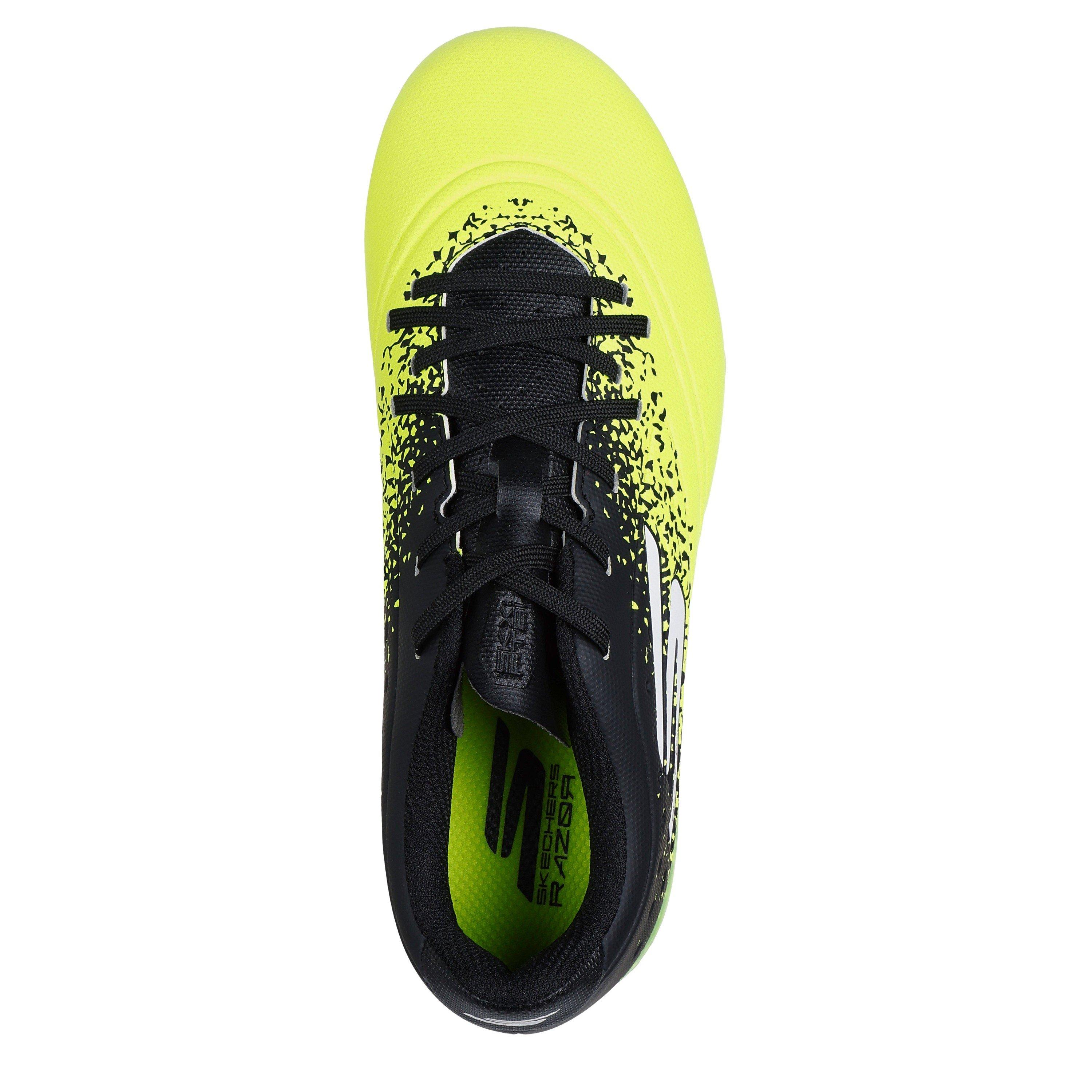 Yellow/Black - Skechers - Razor Juniors Firm Ground Football Boots - 4