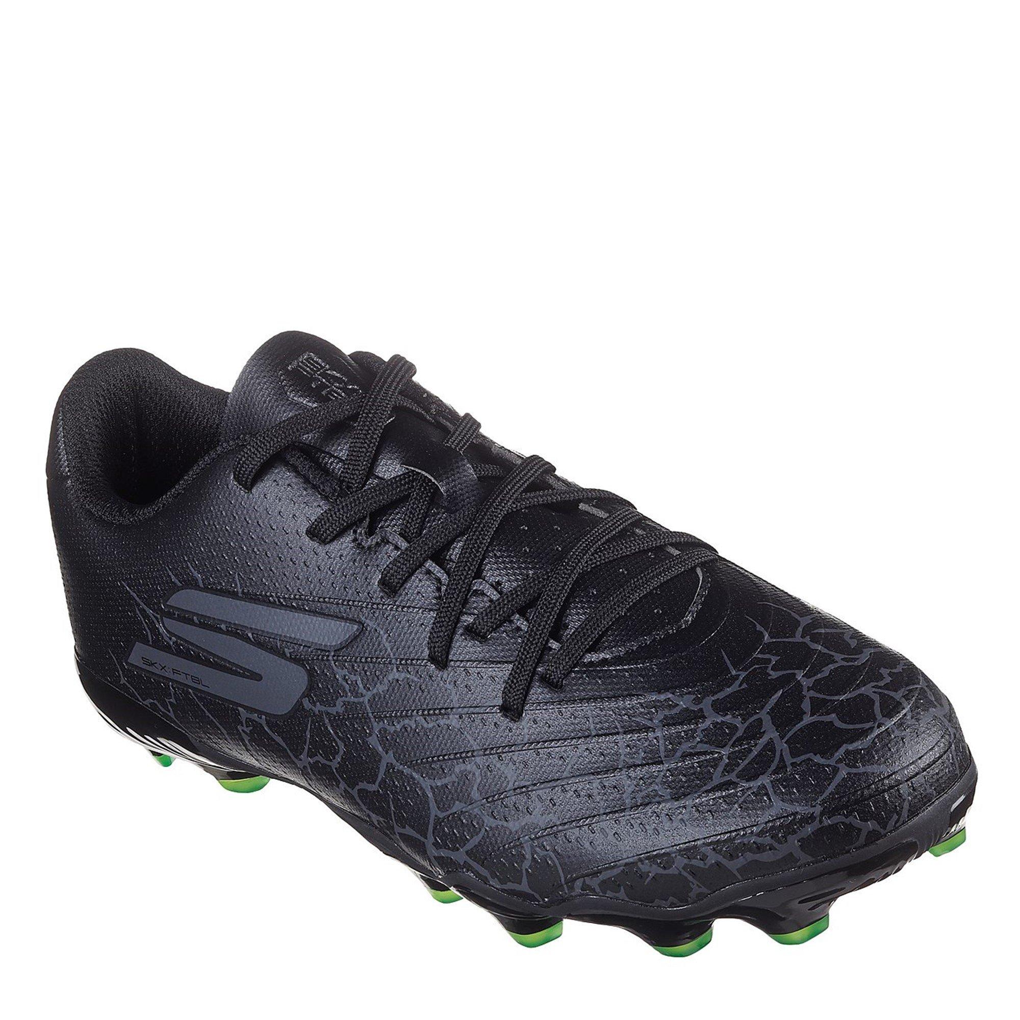 Skechers Boys Skx 1 Youth Juniors Firm Ground Football Boots - Black - 3 (36)
