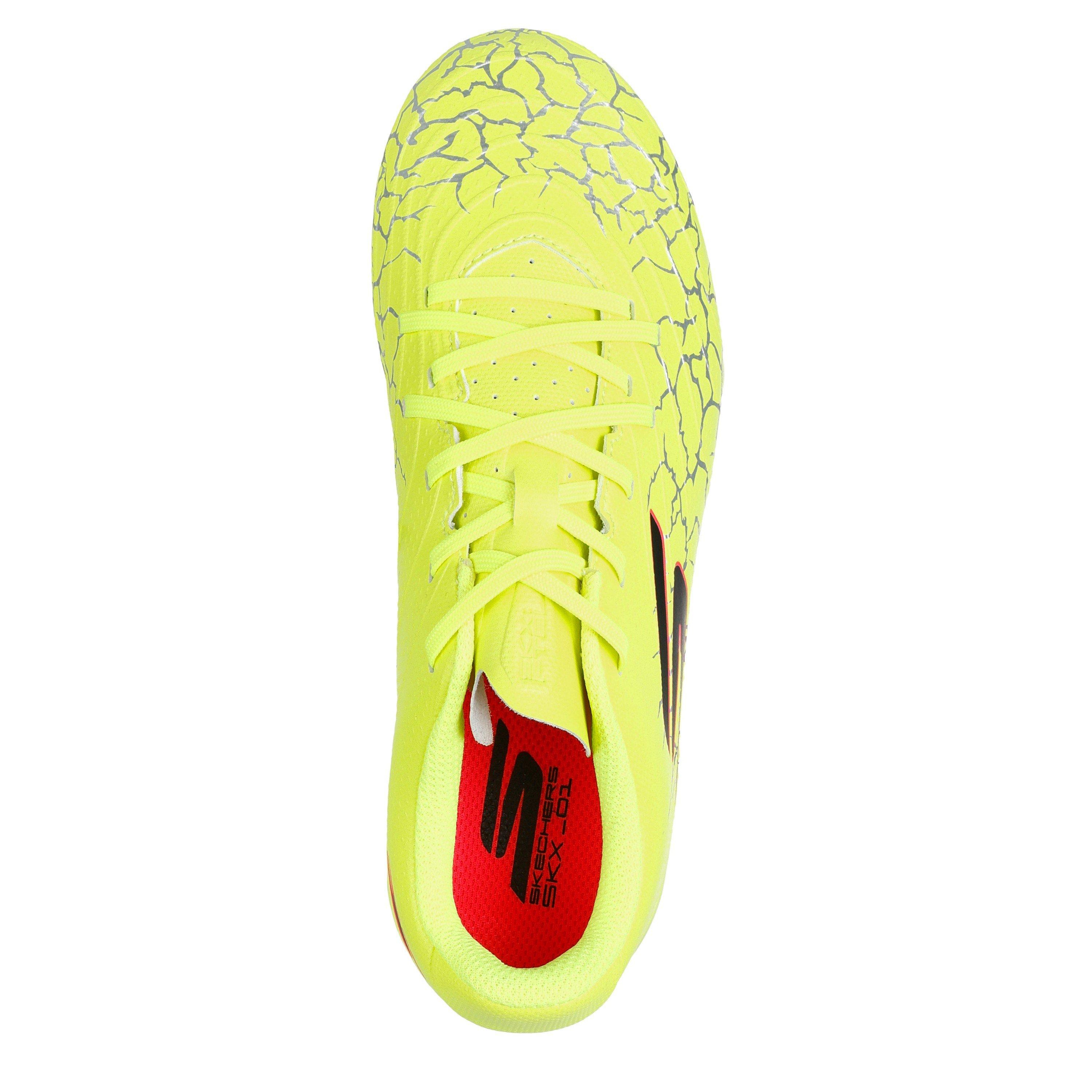 Geel/Zwart - Skechers - SKX 1 Youth Juniors Firm Ground Football Boots - 4