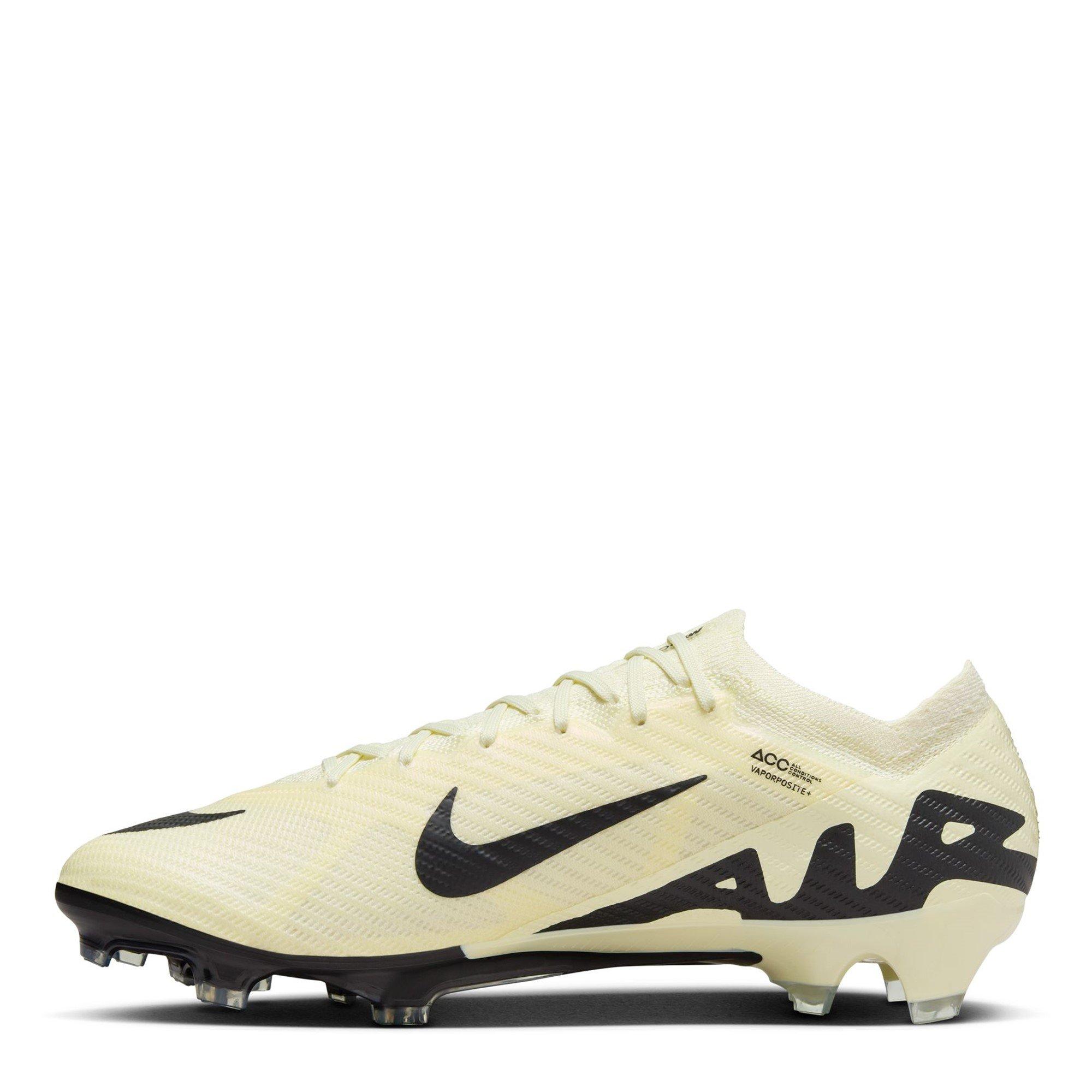Lemonade/Black - Nike - Zoom Mecurial Vapor 15 Juniors Firm Ground Football Boots - 2