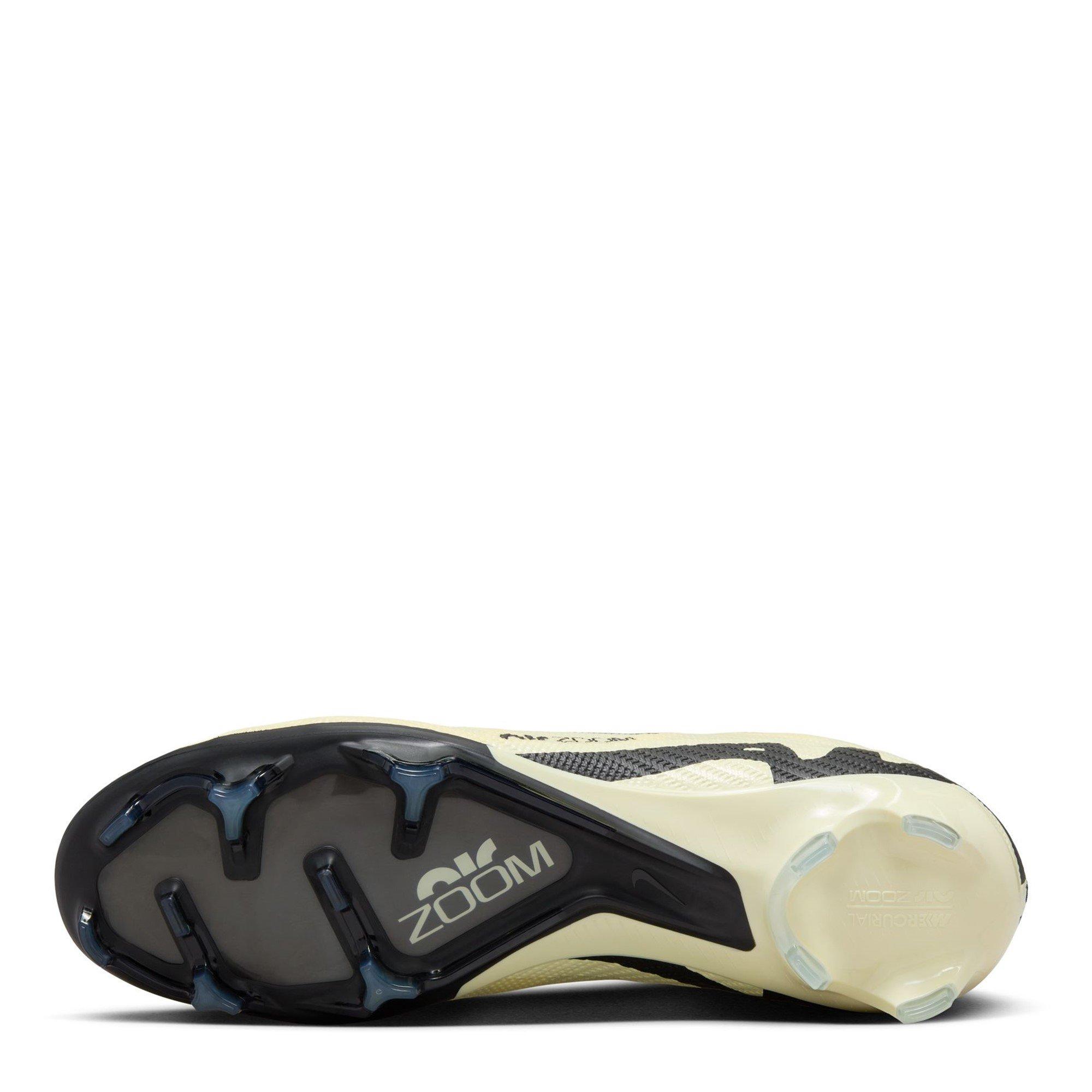 Lemonade/Black - Nike - Zoom Mecurial Vapor 15 Juniors Firm Ground Football Boots - 3