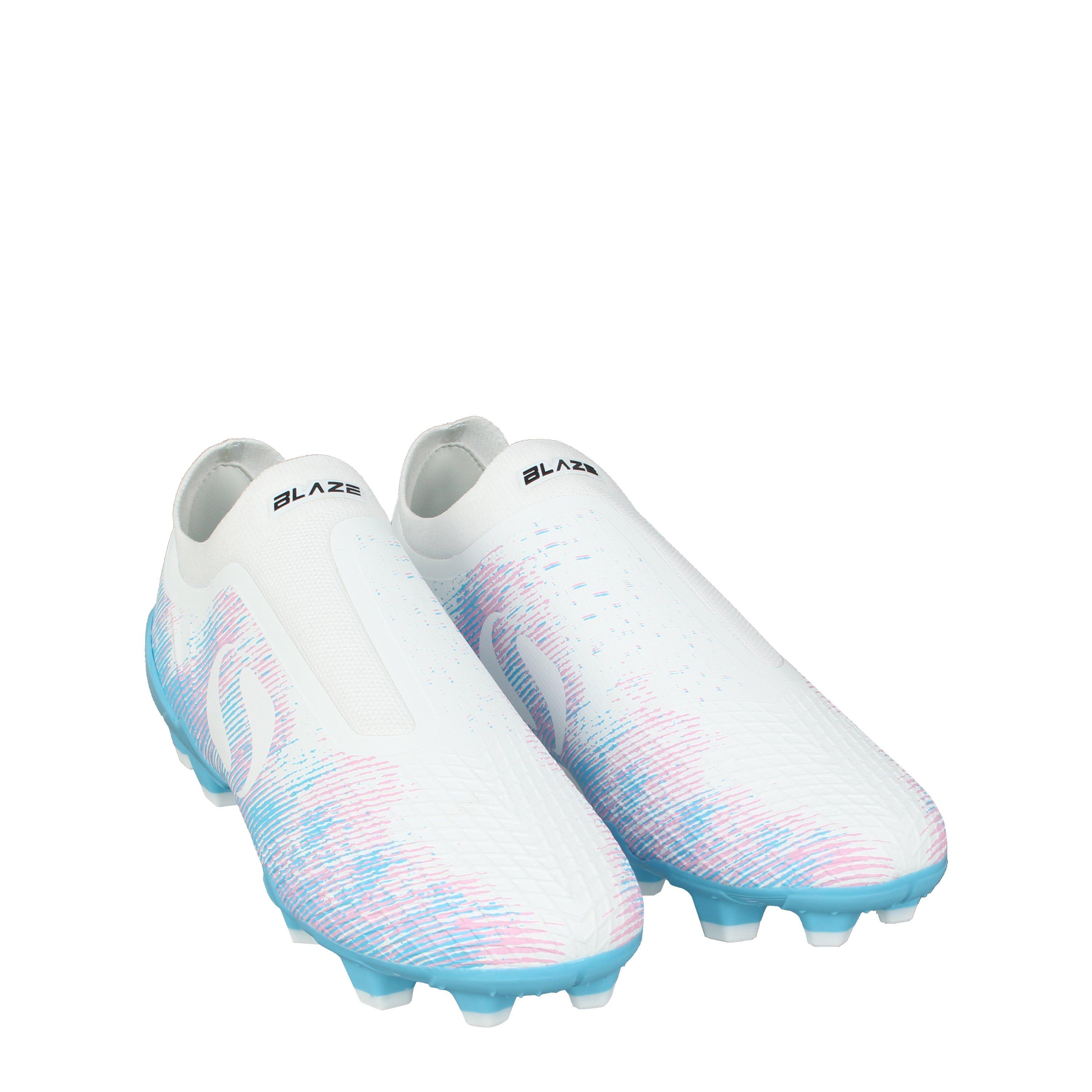 White/Pink/Blue - Sondico - Blaze Firm Ground Football Boots - 4