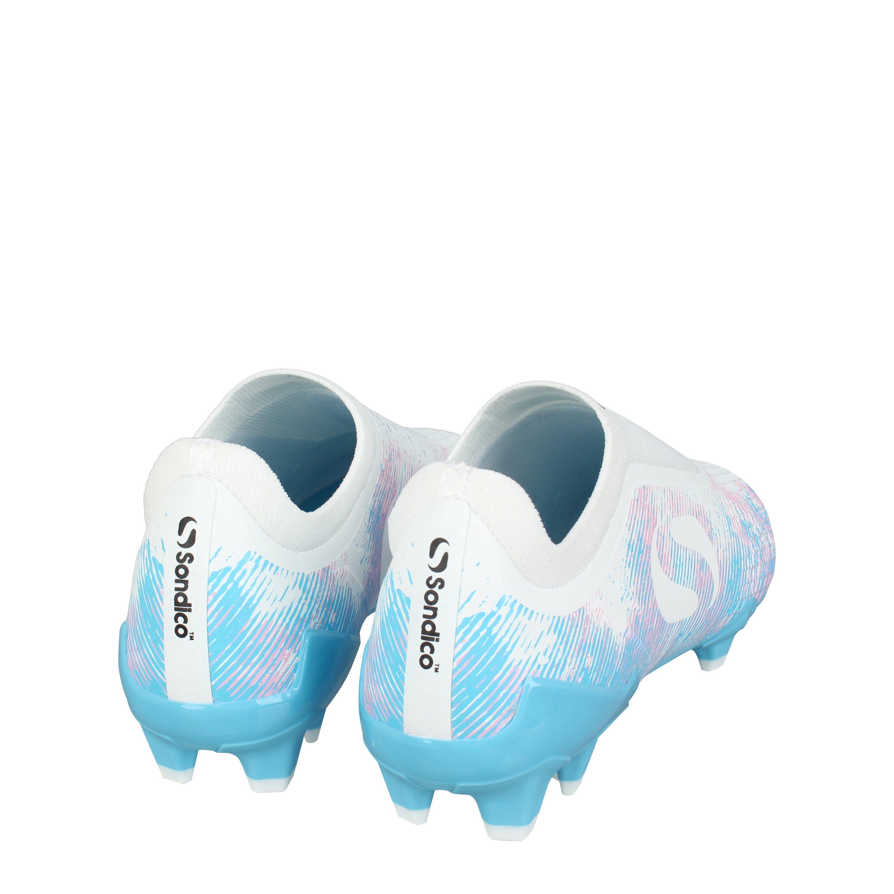 White/Pink/Blue - Sondico - Blaze Firm Ground Football Boots - 5