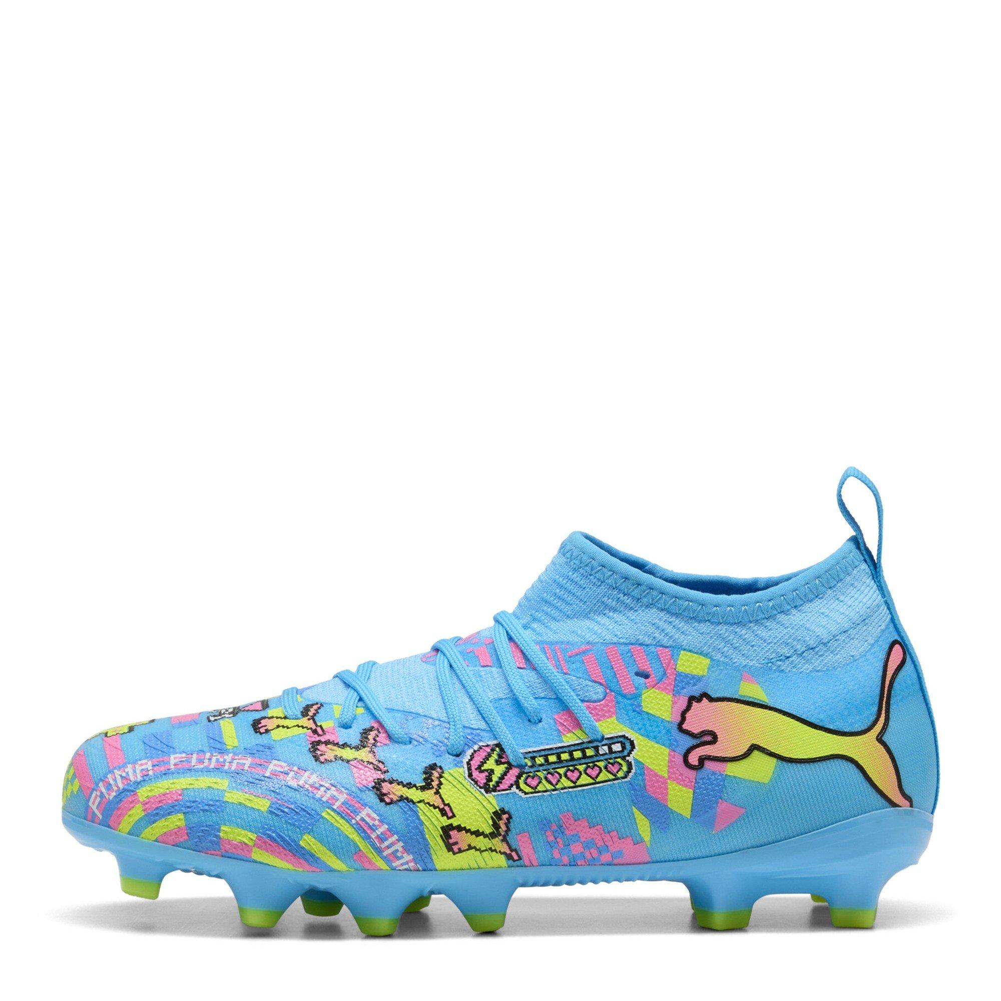 Blanco/Multi - Puma - Kids PUMA Future 9 Match Firm Ground Football Boots - 2