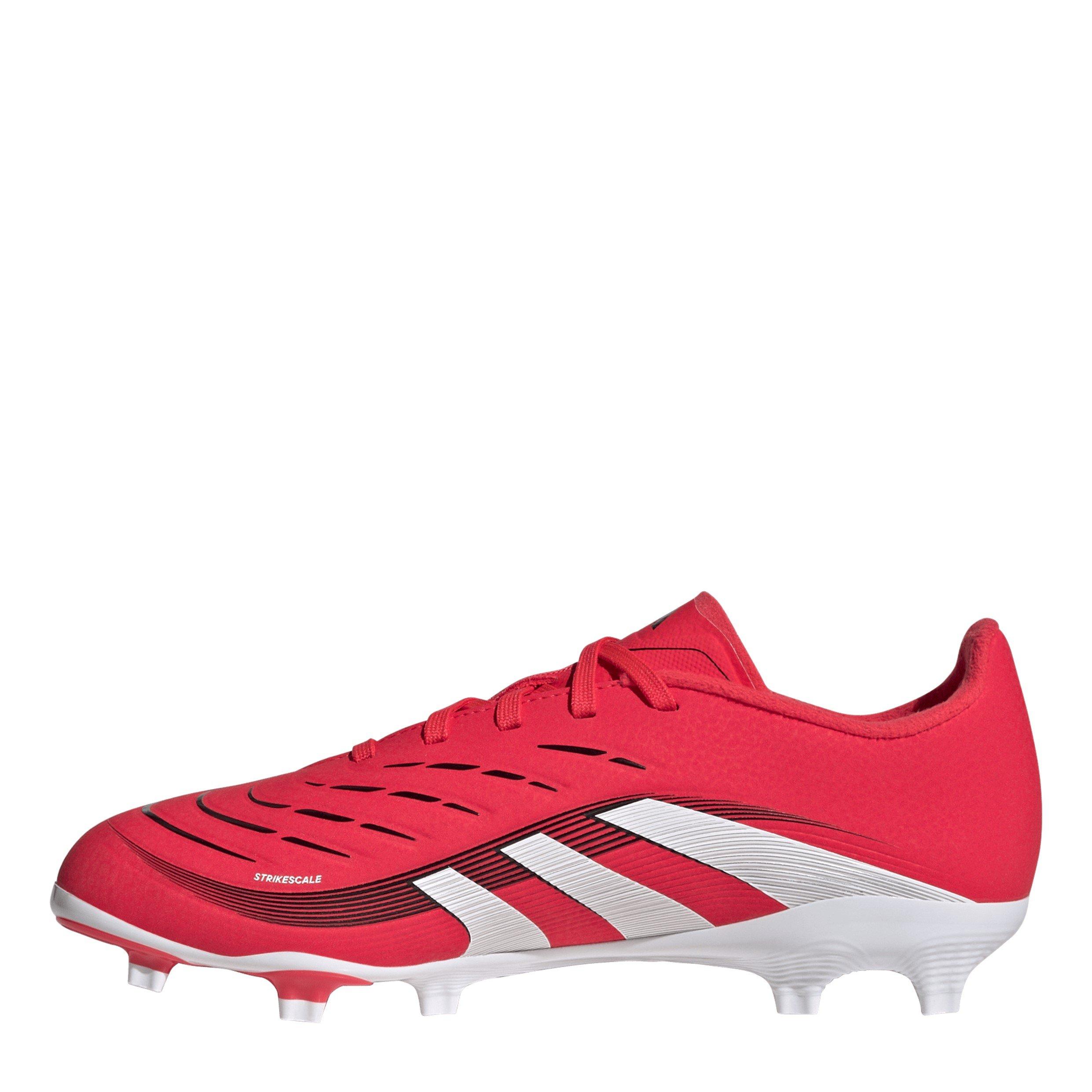 Lucid Red/ Whit - adidas - Kids' Predator League Firm Ground Football Boots - 2
