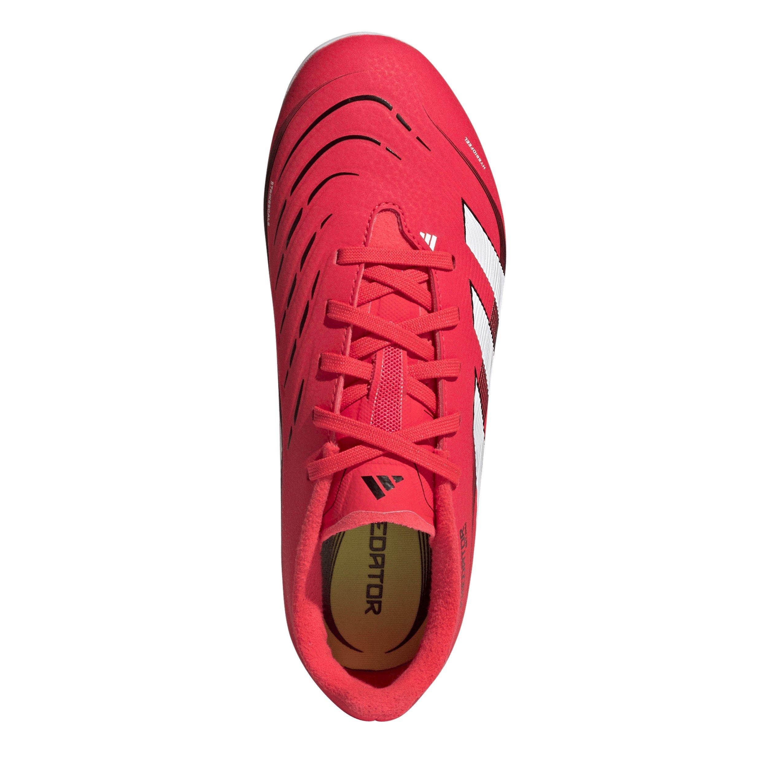 Lucid Red/ Whit - adidas - Kids' Predator League Firm Ground Football Boots - 5