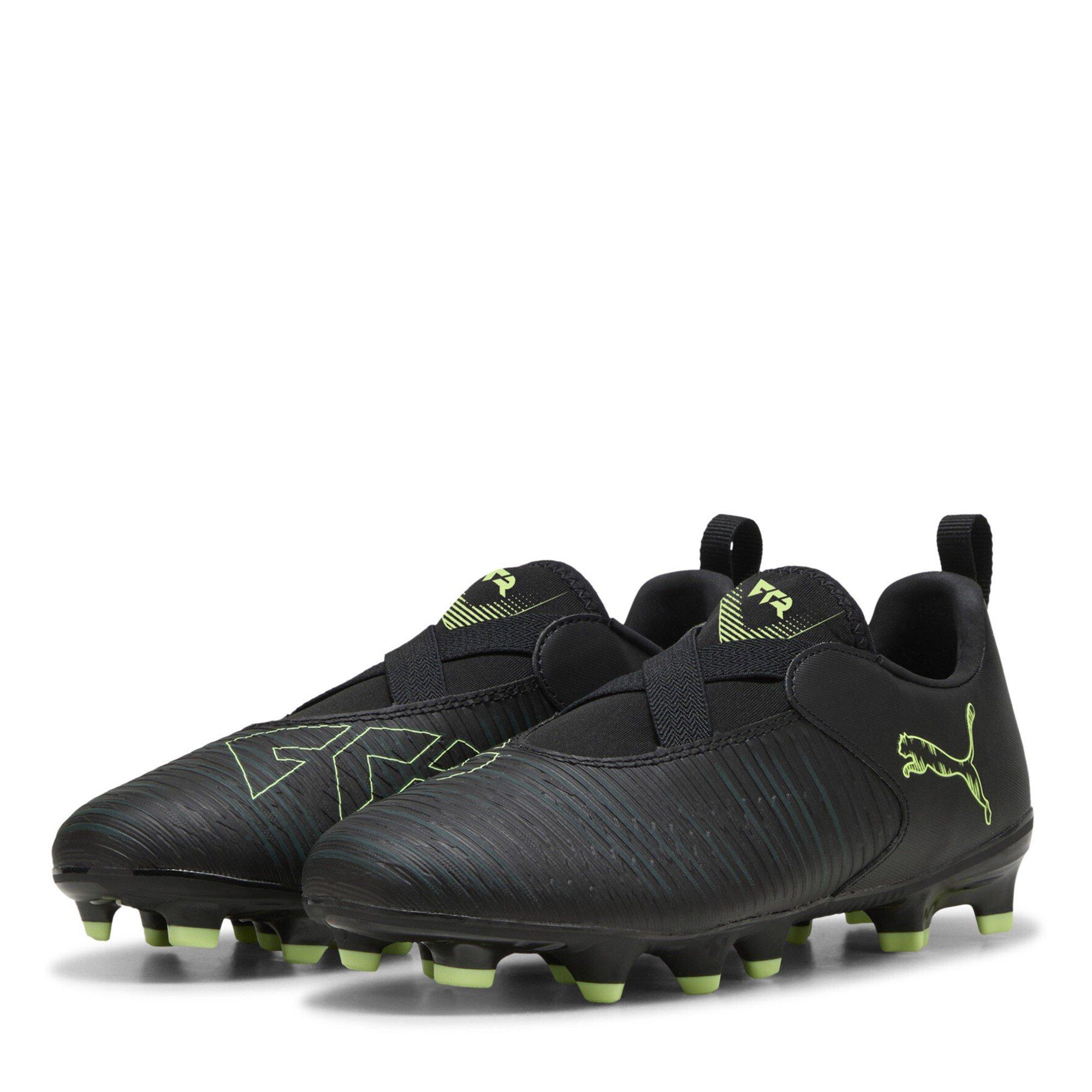 Black-Fizzy L - Puma - Unisex Kids' Future 8 Match Firm Ground Football Boots - 1