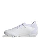 Weiß/Weiß - adidas - Predator Edge.3 Junior Firm Ground Football Boots - 2