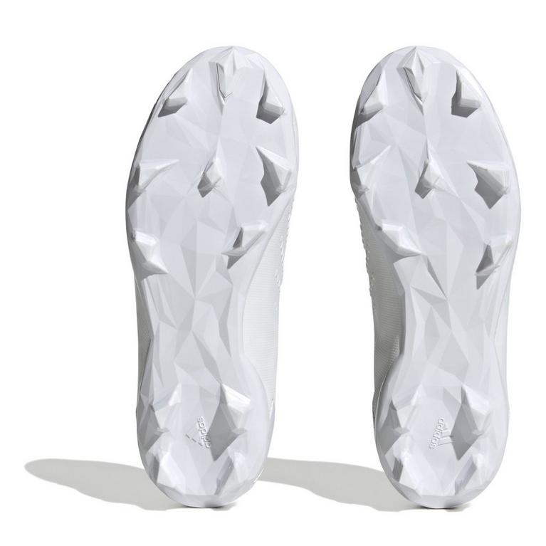 Weiß/Weiß - adidas - Predator Edge.3 Junior Firm Ground Football Boots - 5