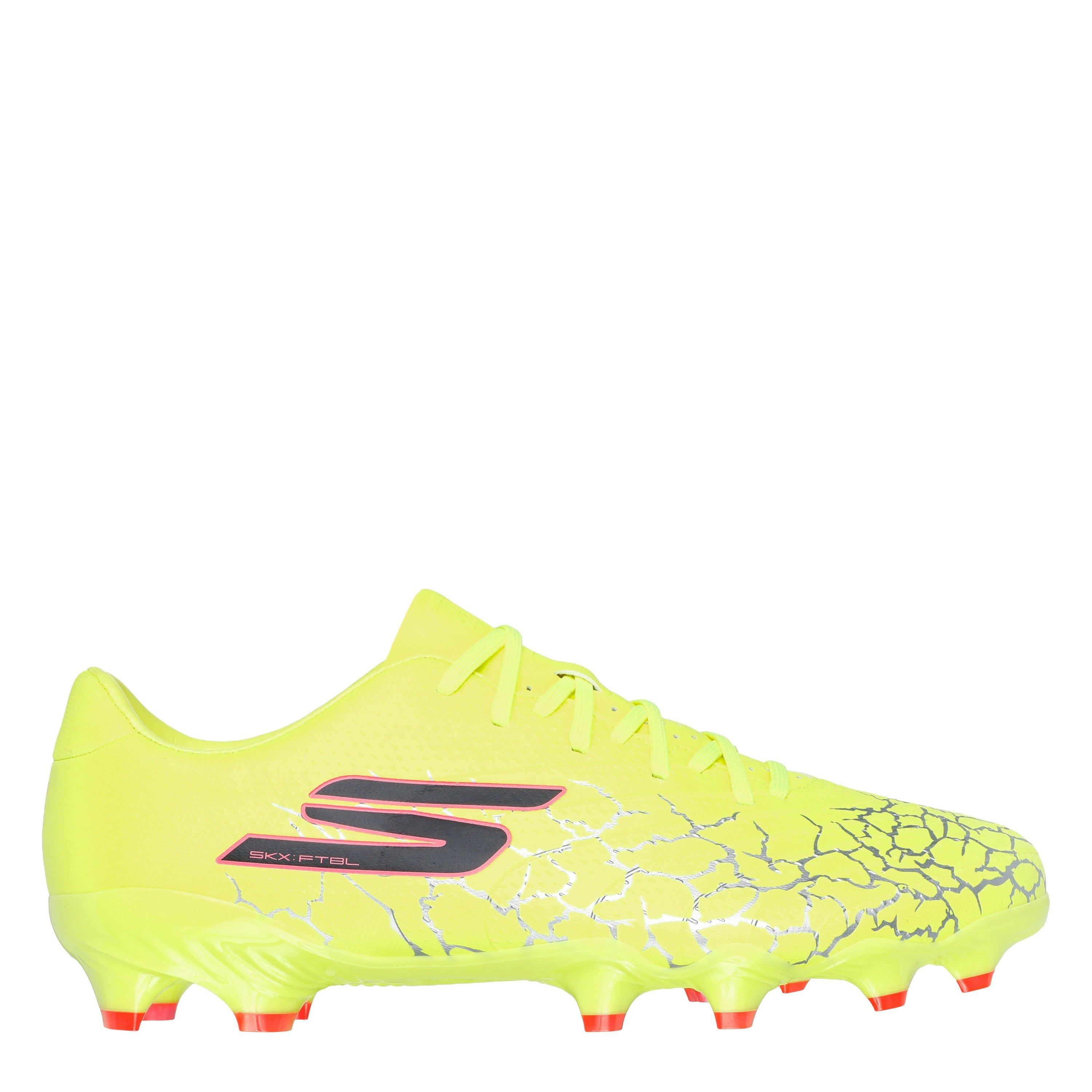 Skechers Boys Skx 01 Academy Firm Ground Football Boots - Yellow/Black - 5 (38)
