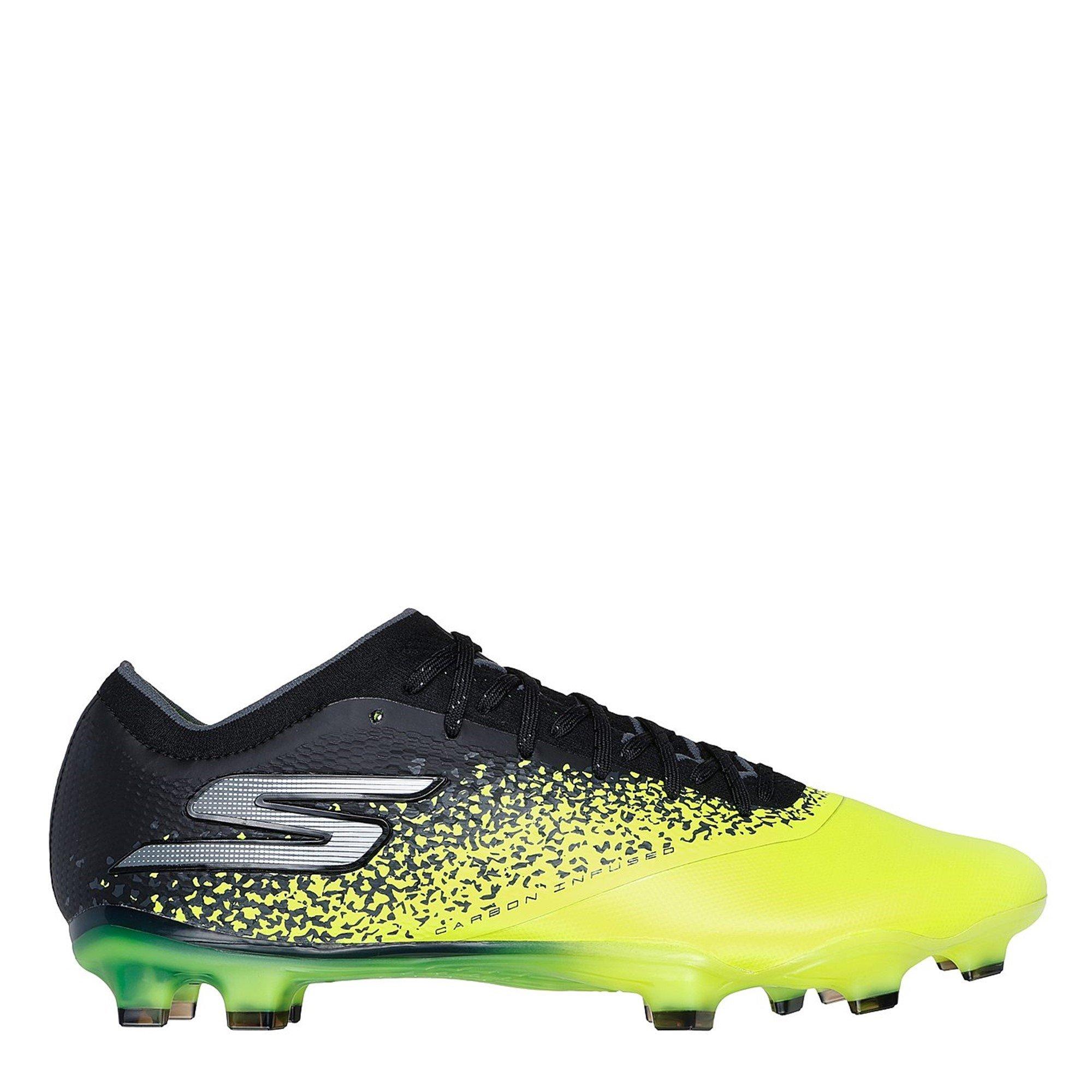 Skechers Boys Razor Elite Firm Ground Football Boots - Yellow/Black - 4.5 (37.5)