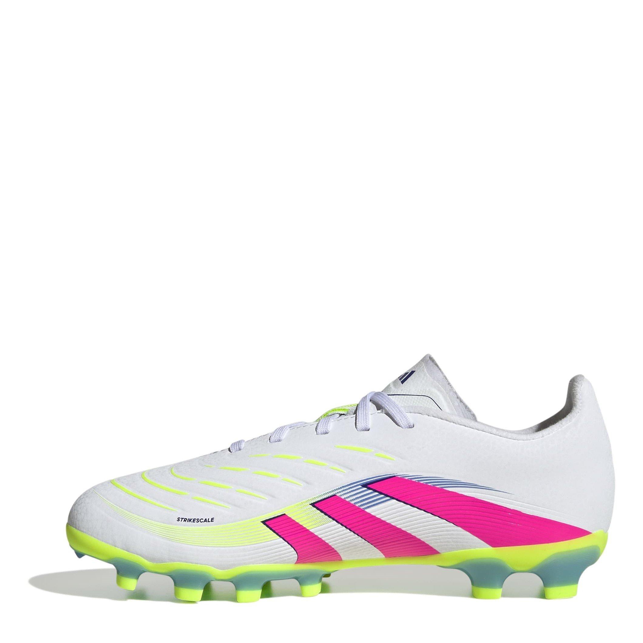 Bianco/Rosa lucido - adidas - Kids' Predator League Firm Ground Football Boots - 2