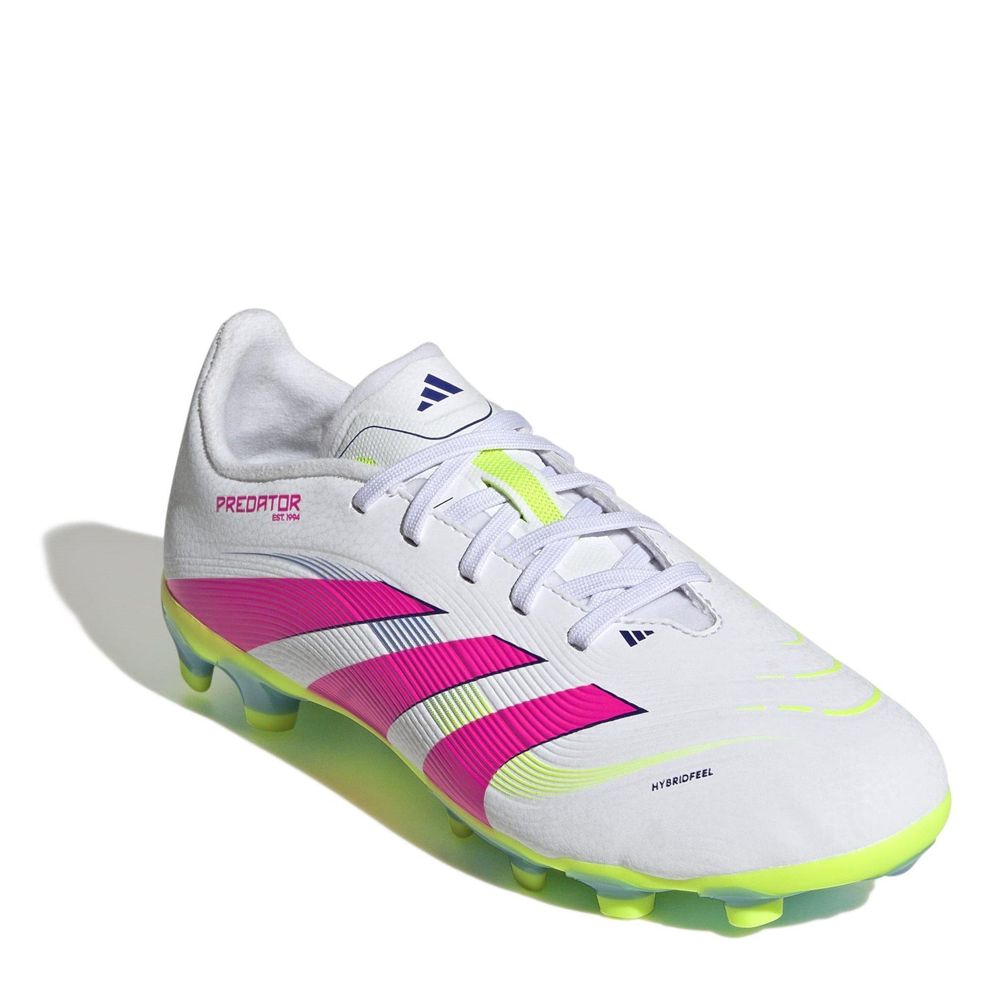 Bianco/Rosa lucido - adidas - Kids' Predator League Firm Ground Football Boots - 3