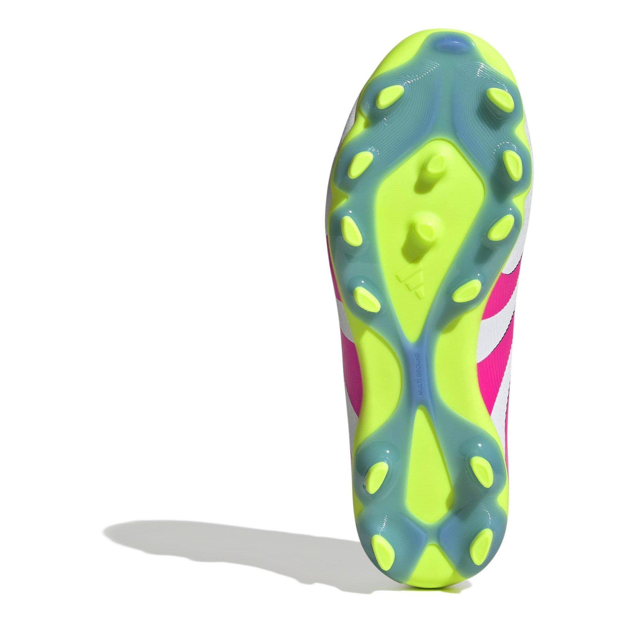 Bijela/Lucidpink - adidas - Kids Predator League Firm Ground Football Boots - 6