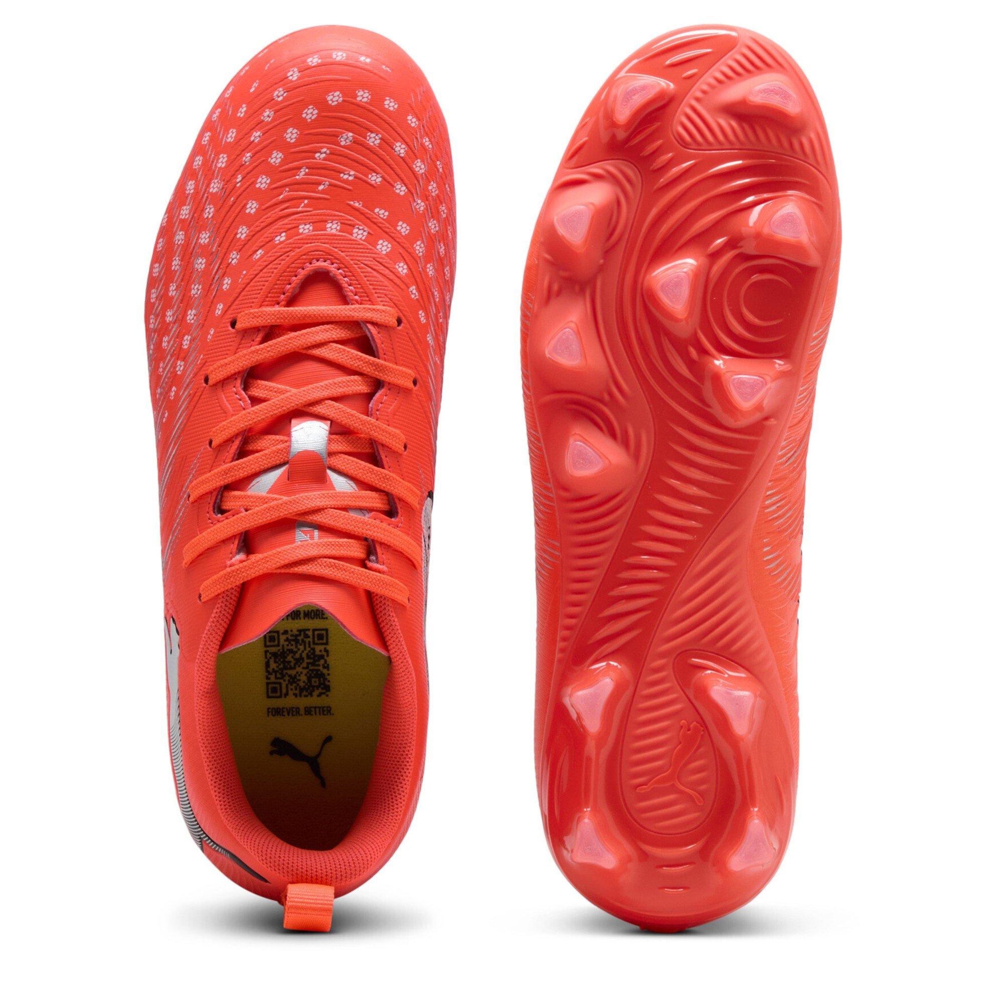 Red/Silver - Puma - PUMA Future 9 Play Firm Ground Football Boots - 3